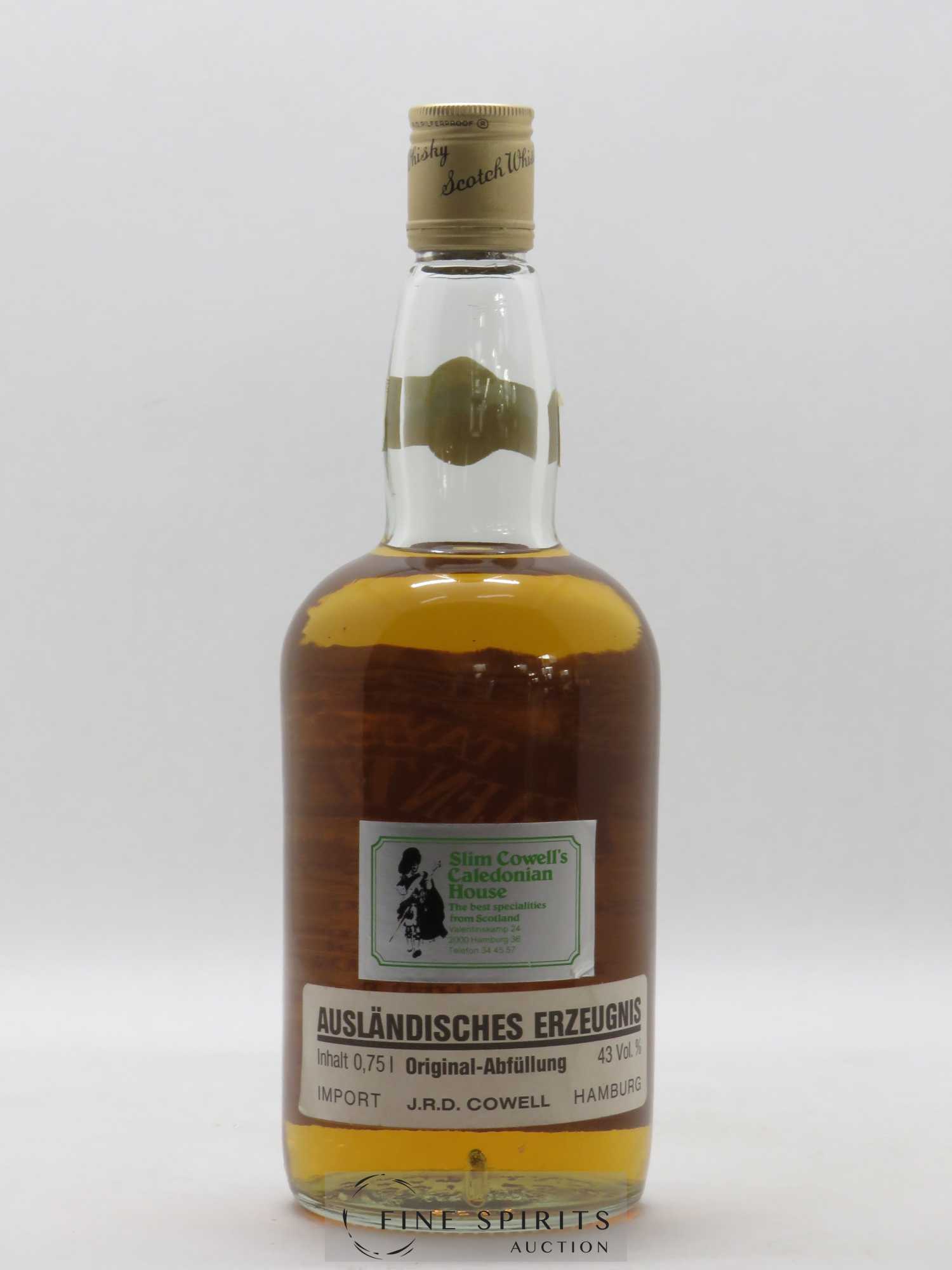 Glenturret 8 years Of. 75° J.R.D. Cowell Import Tayside Pure Malt  (no reserve) - Lot of 1 bottle - 1
