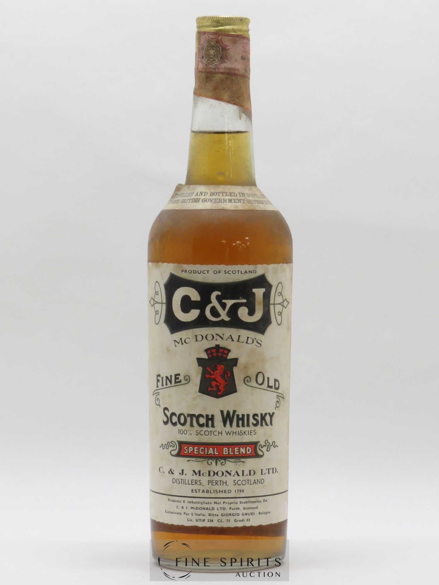 C&J Of. Special - Posten von 1 Flasche - 0