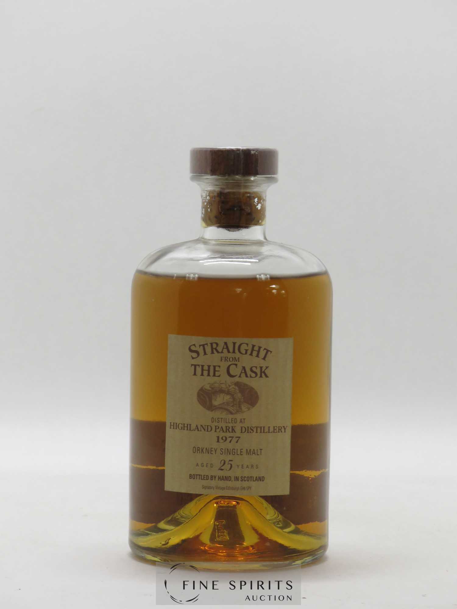Highland Park 25 years 1977 Signatory Vintage Single Sherry Hogshead n°3794 LMDW Straight From The Cask 50cl - Lot de 1 bouteille - 0