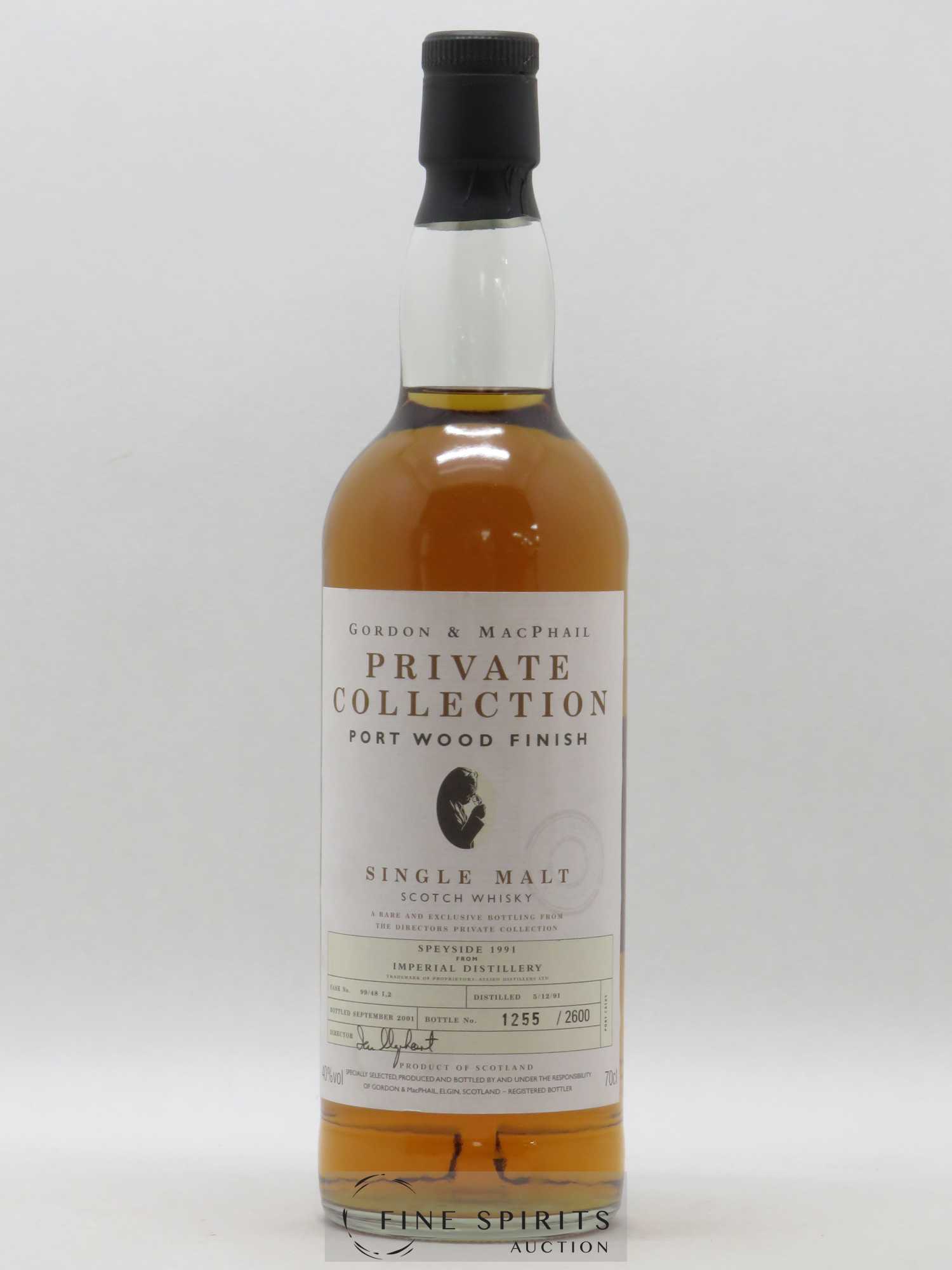 Imperial 1991 Gordon & MacPhail Port Wood Finish Limited Edition 2600 Bottles Private Collection - Lot de 1 bouteille - 1