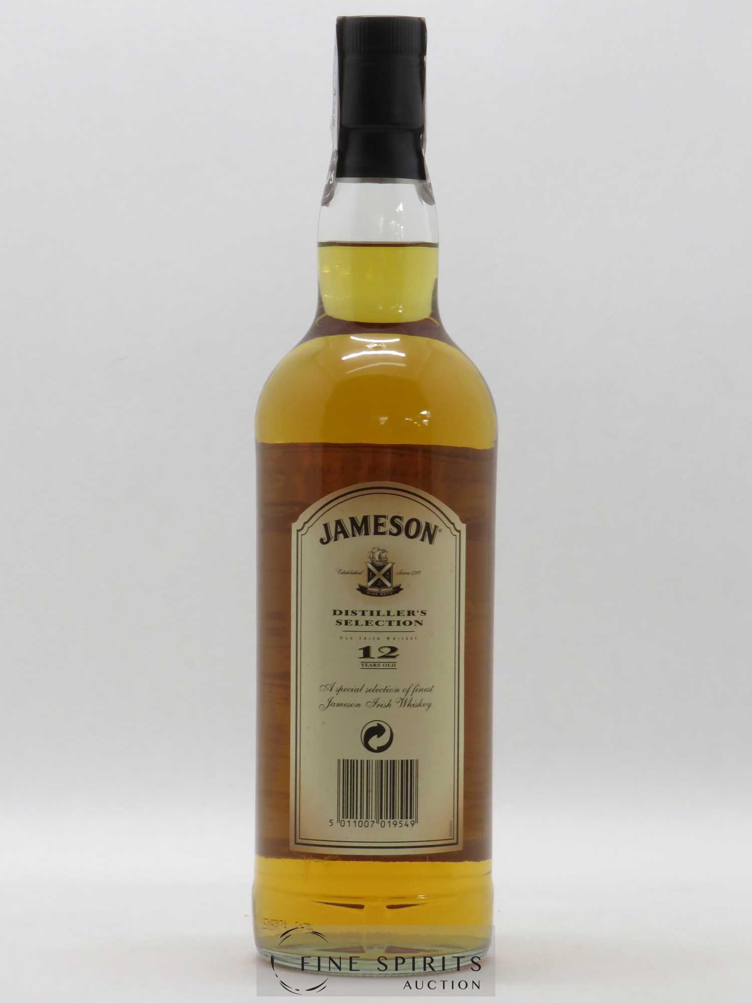 Jameson 12 years Of. Bow Street Distillery Distiller's Selection - Lotto di 1 bottiglia - 2