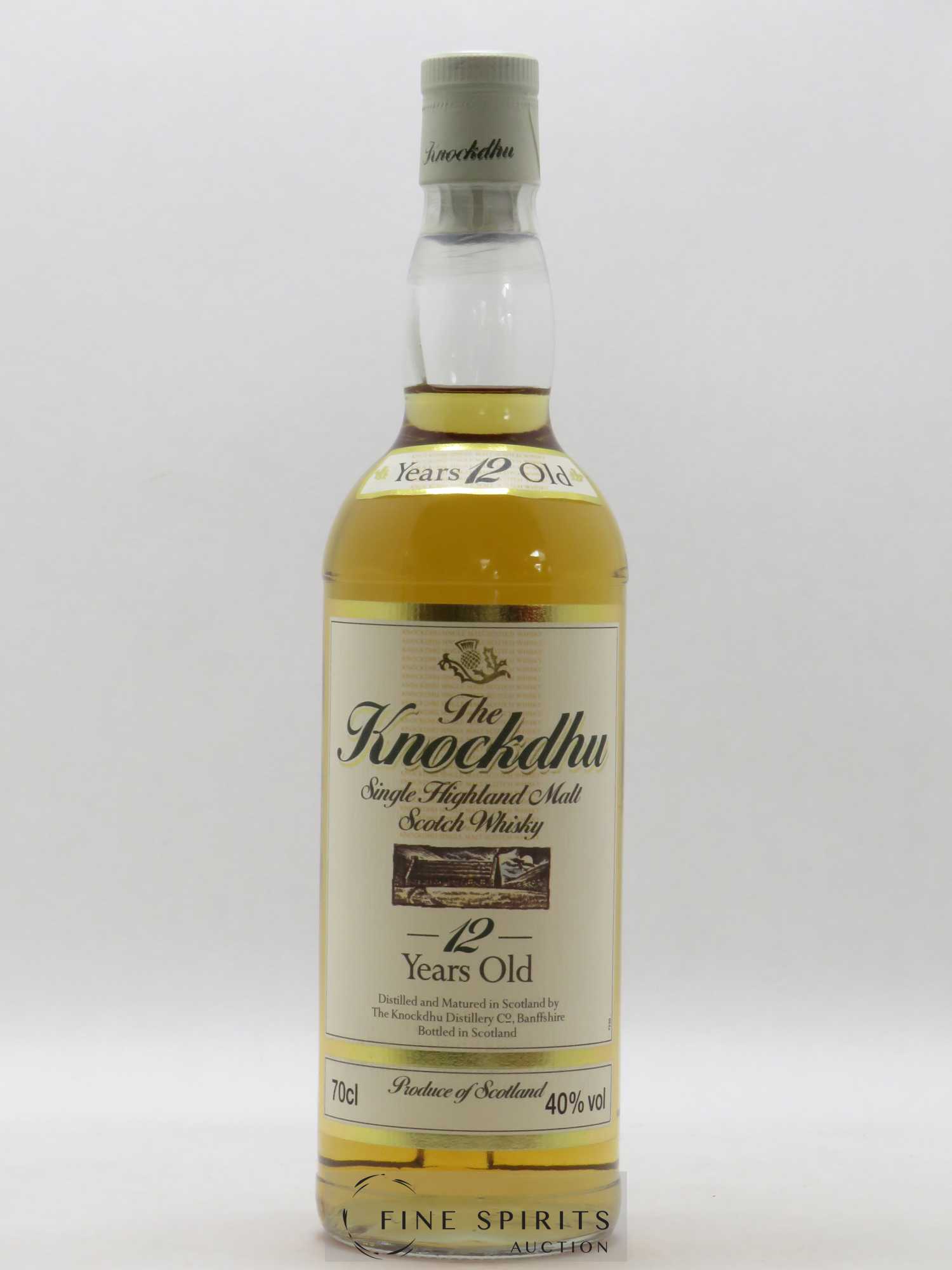 Knockdhu 12 years Of. - Lot de 1 bouteille - 1