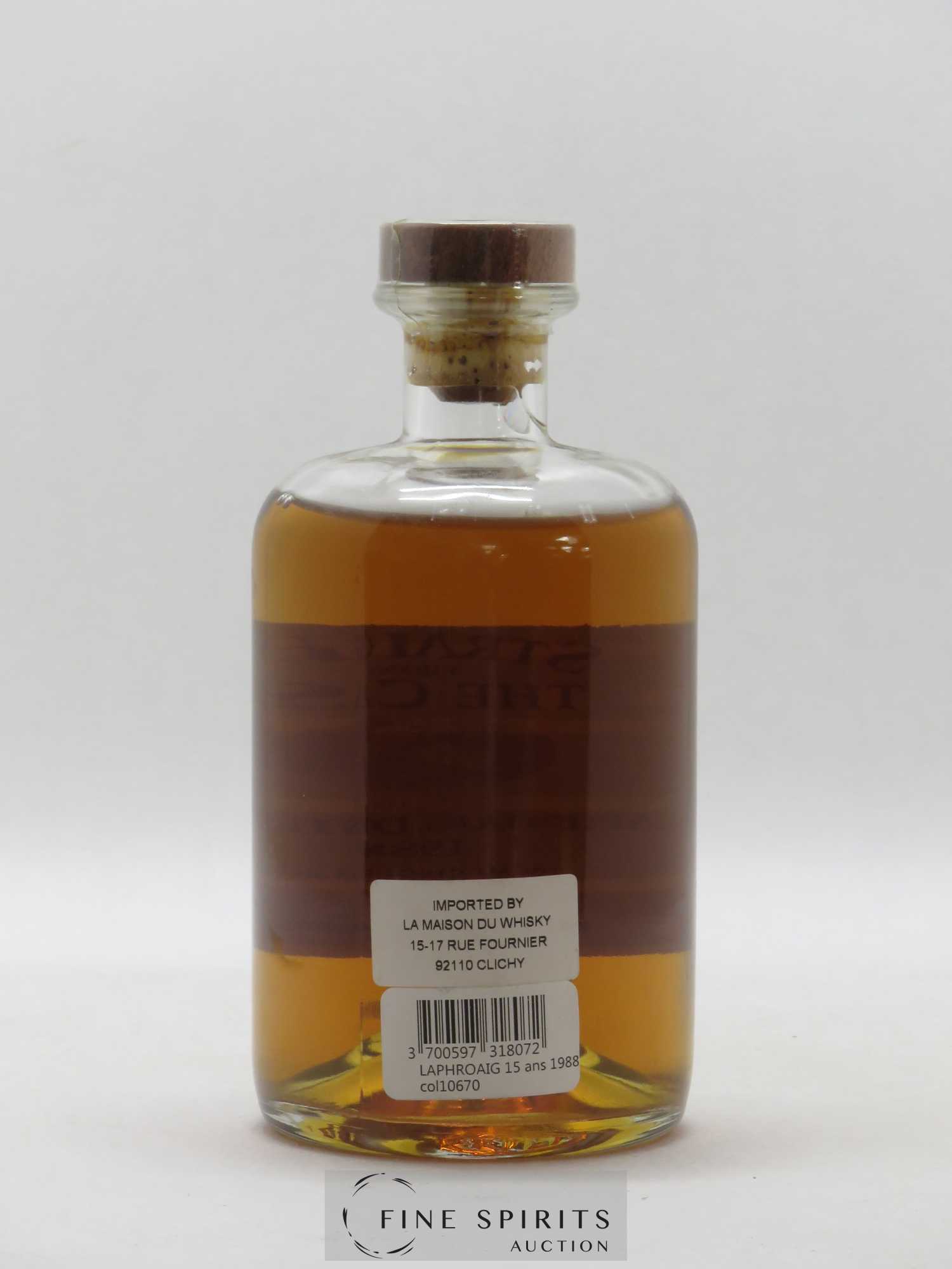 Laphroaig 15 years 1988 Signatory Vintage Single Sherry Butt n°3599 LMDW Straight From The Cask 50cl - Lot de 1 bouteille - 1