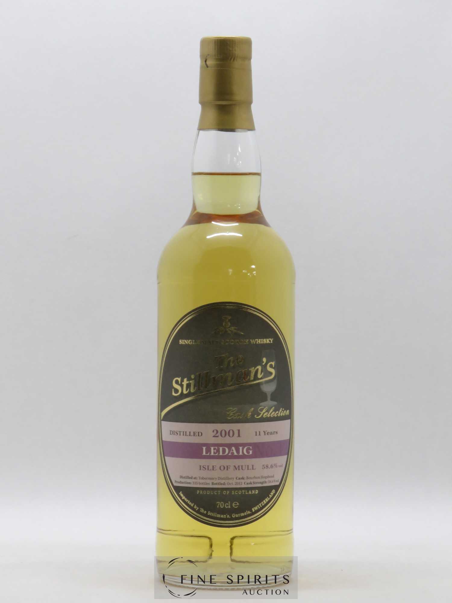 Ledaig 11 years 2001 The Stillman Bourbon Hogshead Limited Edition 335 Bottles Cask Selection - Lot de 1 bouteille - 1