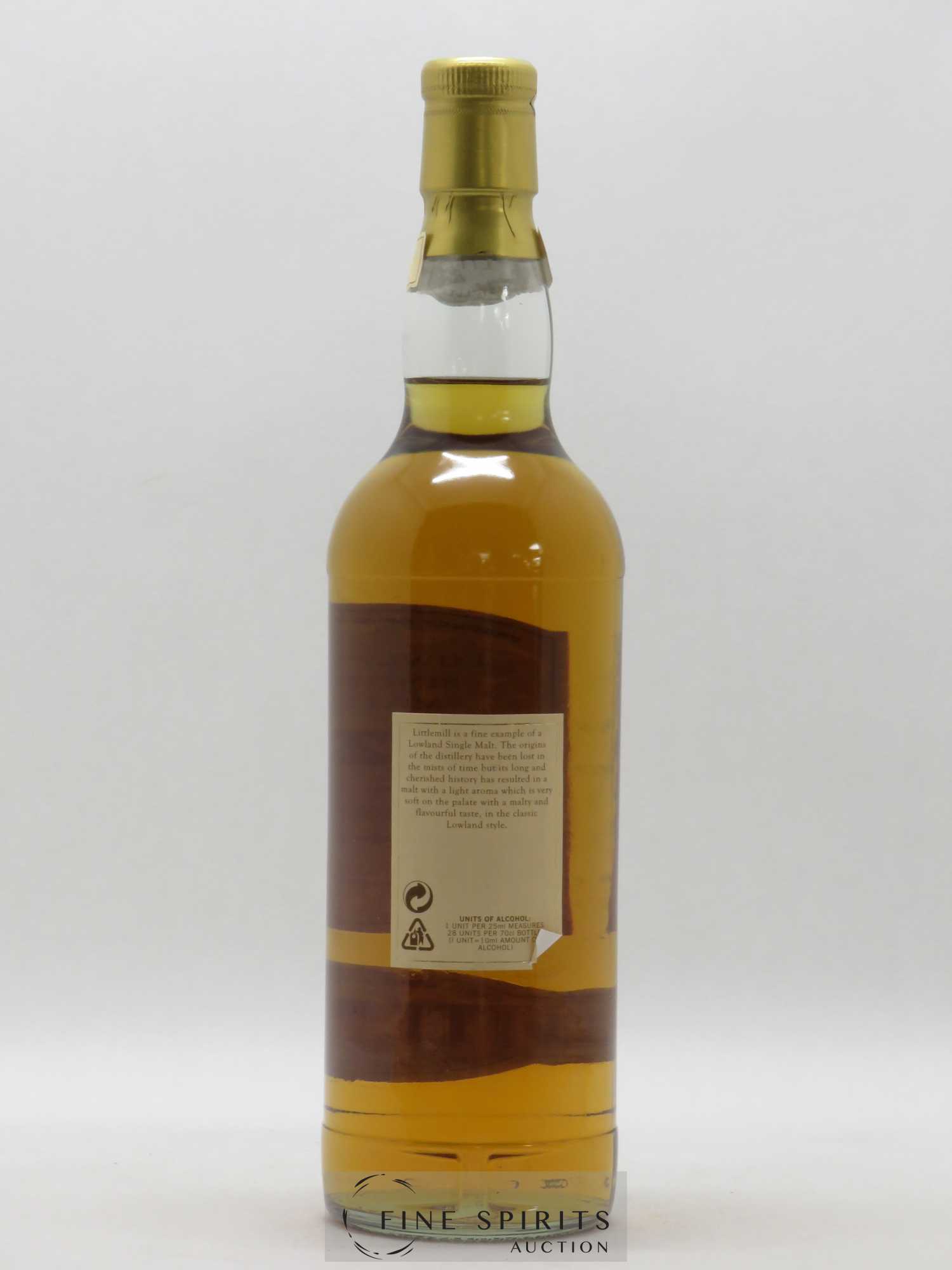 Littlemill 12 years Of. - Lot de 1 bouteille - 2