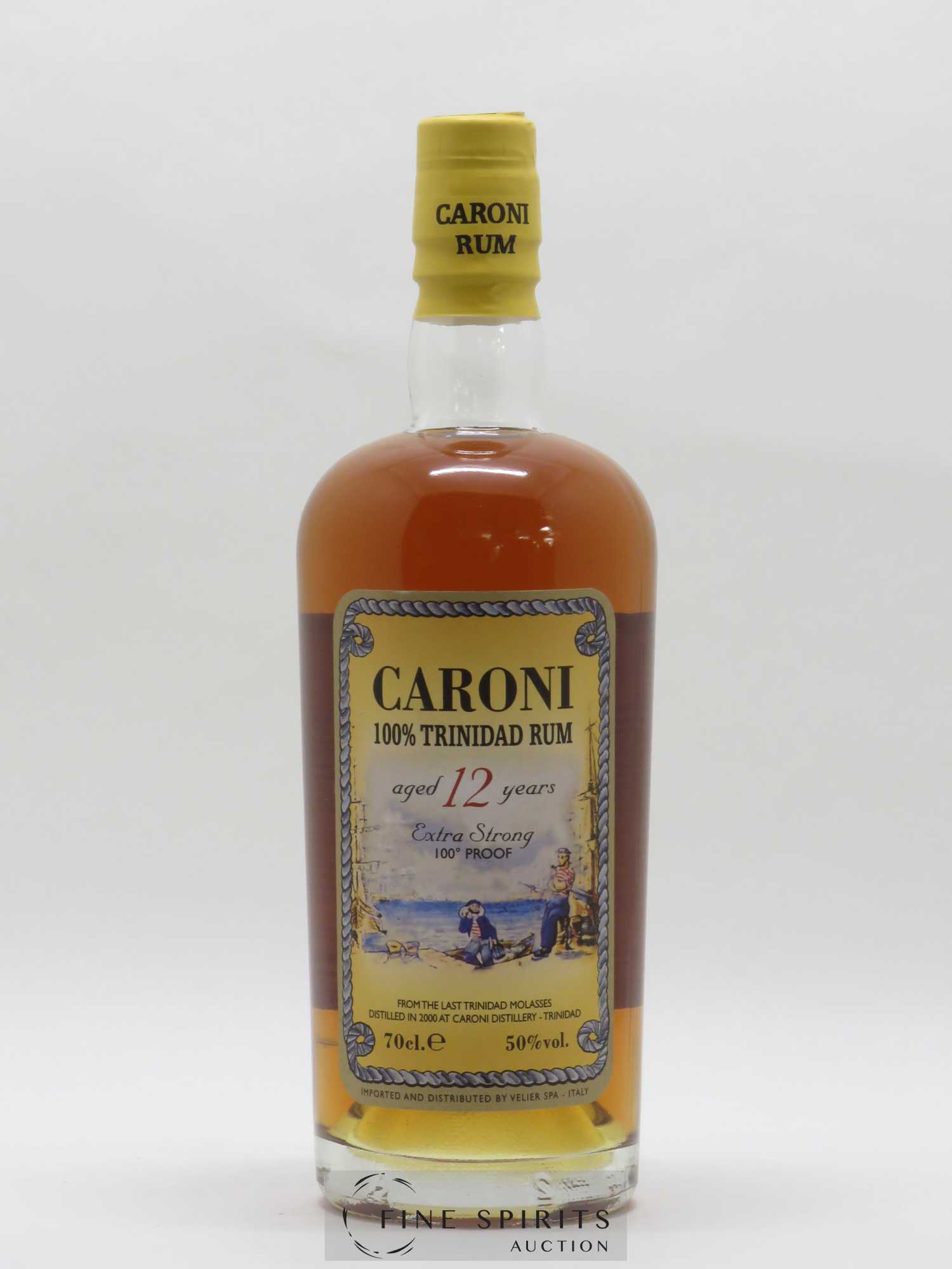 Caroni 12 years 2000 Velier 100° Proof bottled 2012 Extra Strong extra strong 100°proof - Lot de 1 bouteille - 0