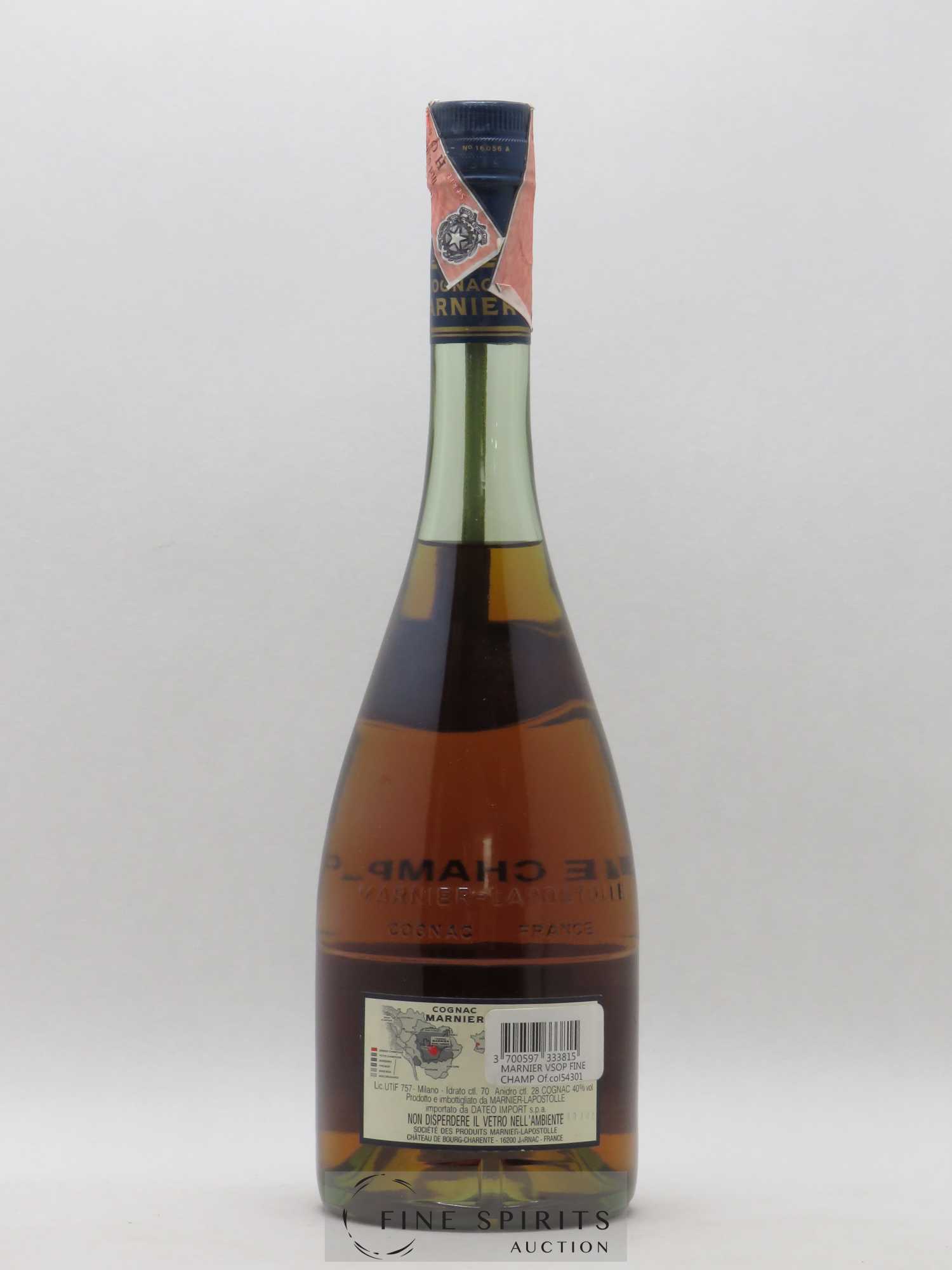 Marnier Of. VSOP Fine Champagne - Lot de 1 bouteille - 1