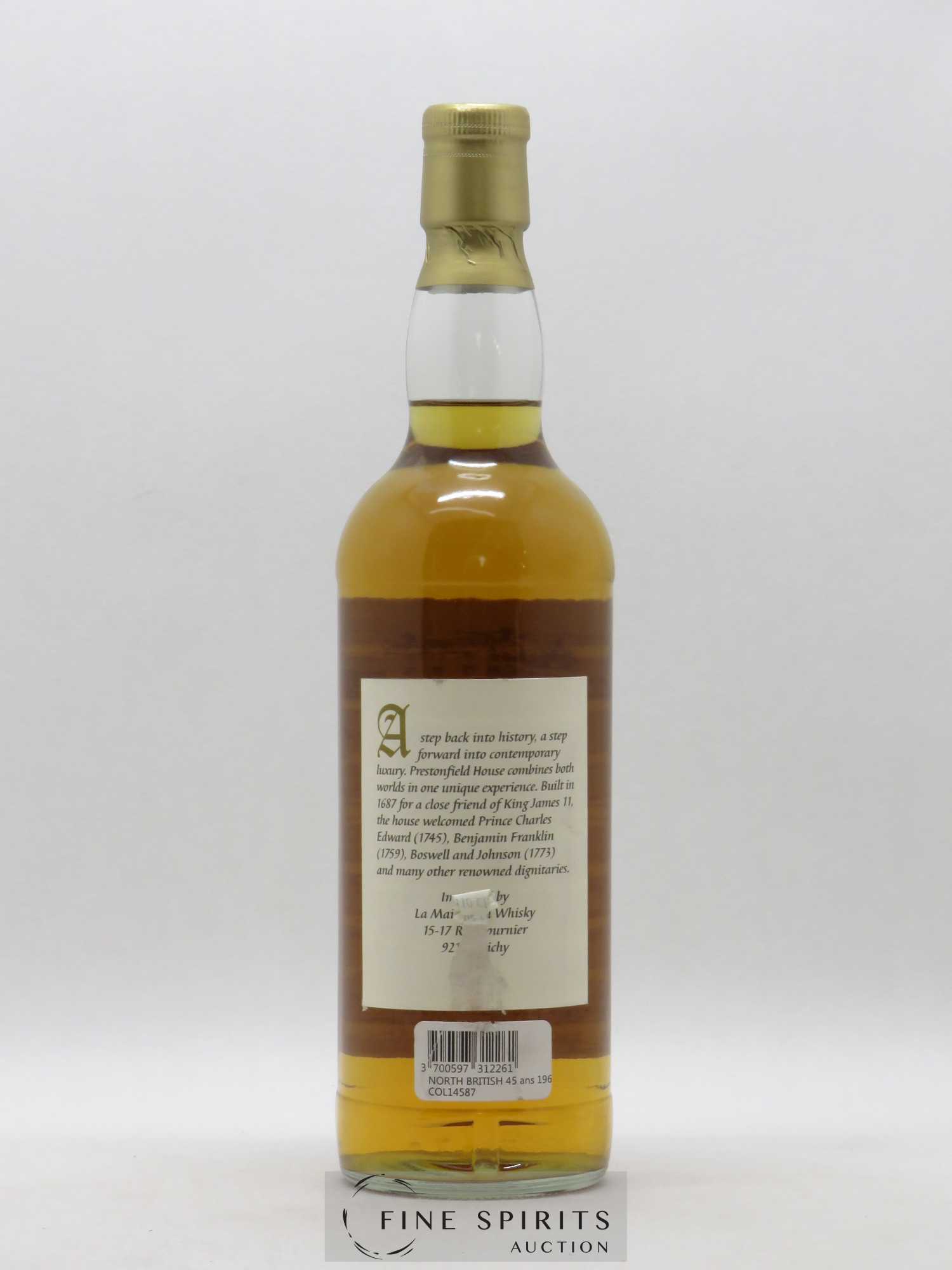 North British 45 years 1962 Of. Single Refill Butt n°46556 LMDW The Prestonfield - Lot de 1 bouteille - 1