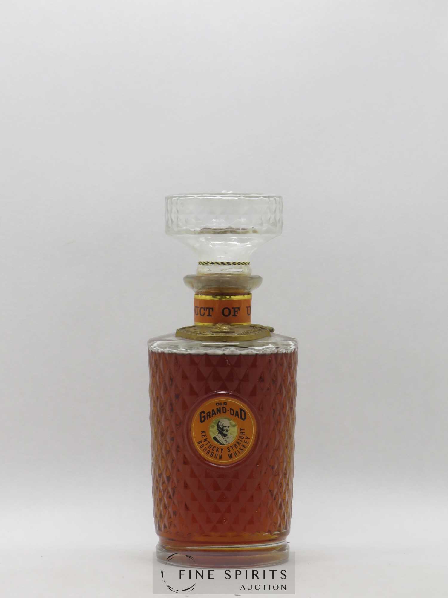 Old Grand Dad Of. Decanter Head of the Bourbon Family - Lot de 1 bouteille - 0