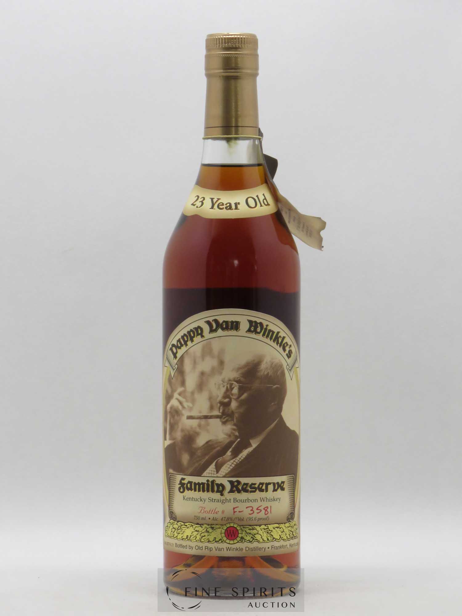 Pappy Van Winkle's 23 years Of. Old Rip Van Winkle Distillery Family Reserve - Lot de 1 bouteille - 0