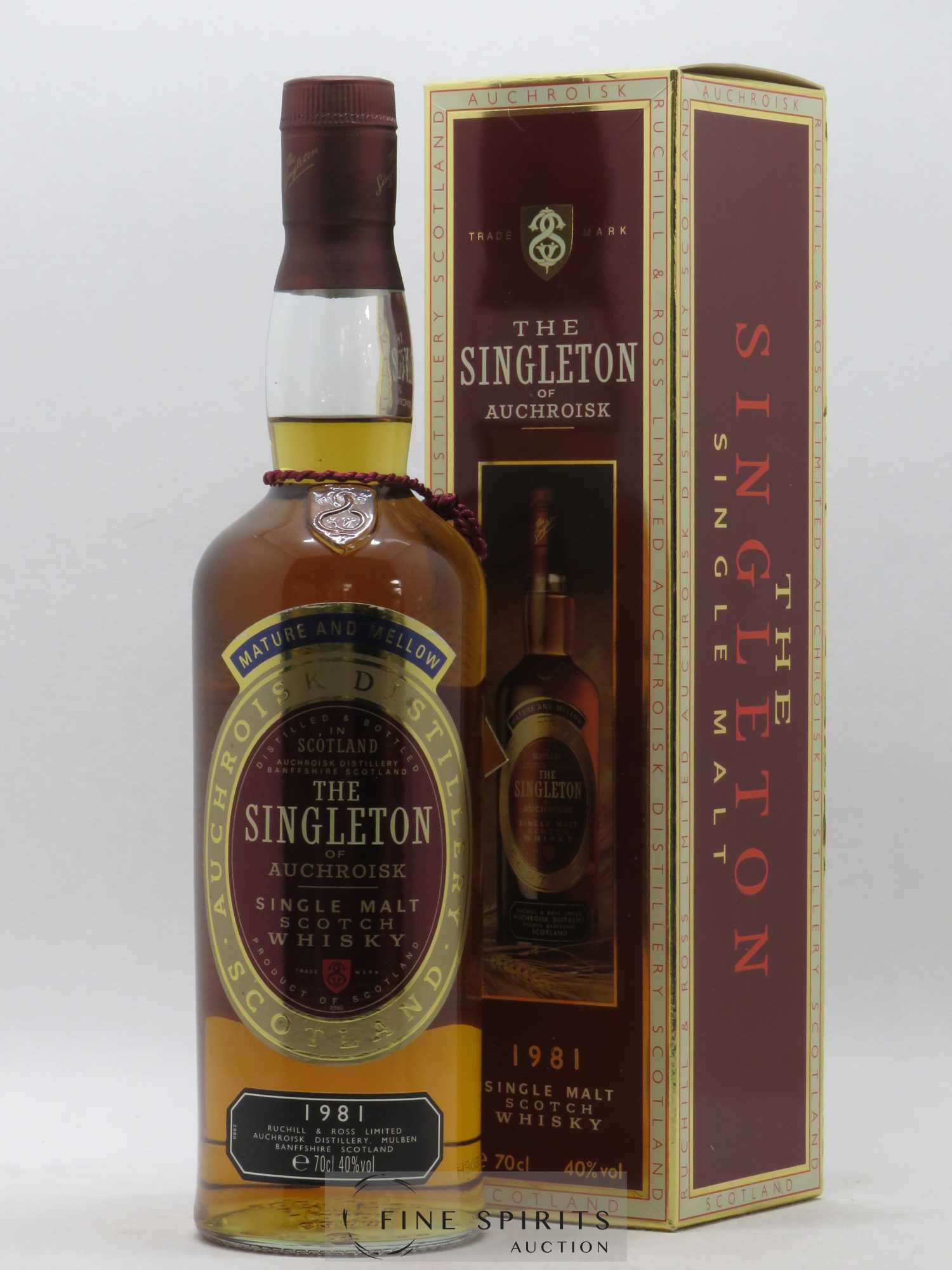 1981 Of. of Auchriosk Distillery - Lot de 1 bouteille - 0
