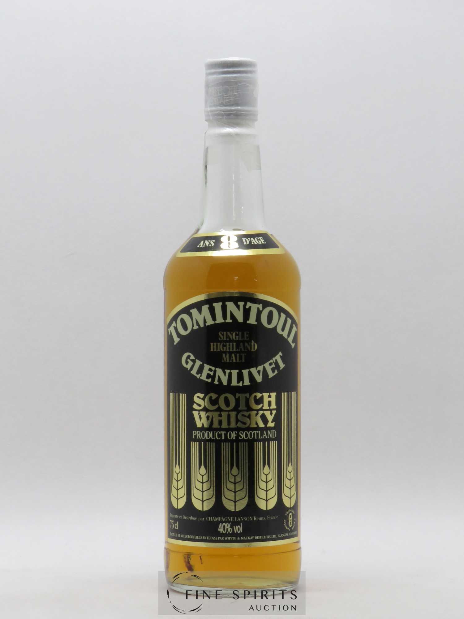 Tomintoul 8 years Of. Golden Barley Glenlivet (sans prix de réserve) - Lot de 1 bouteille - 1