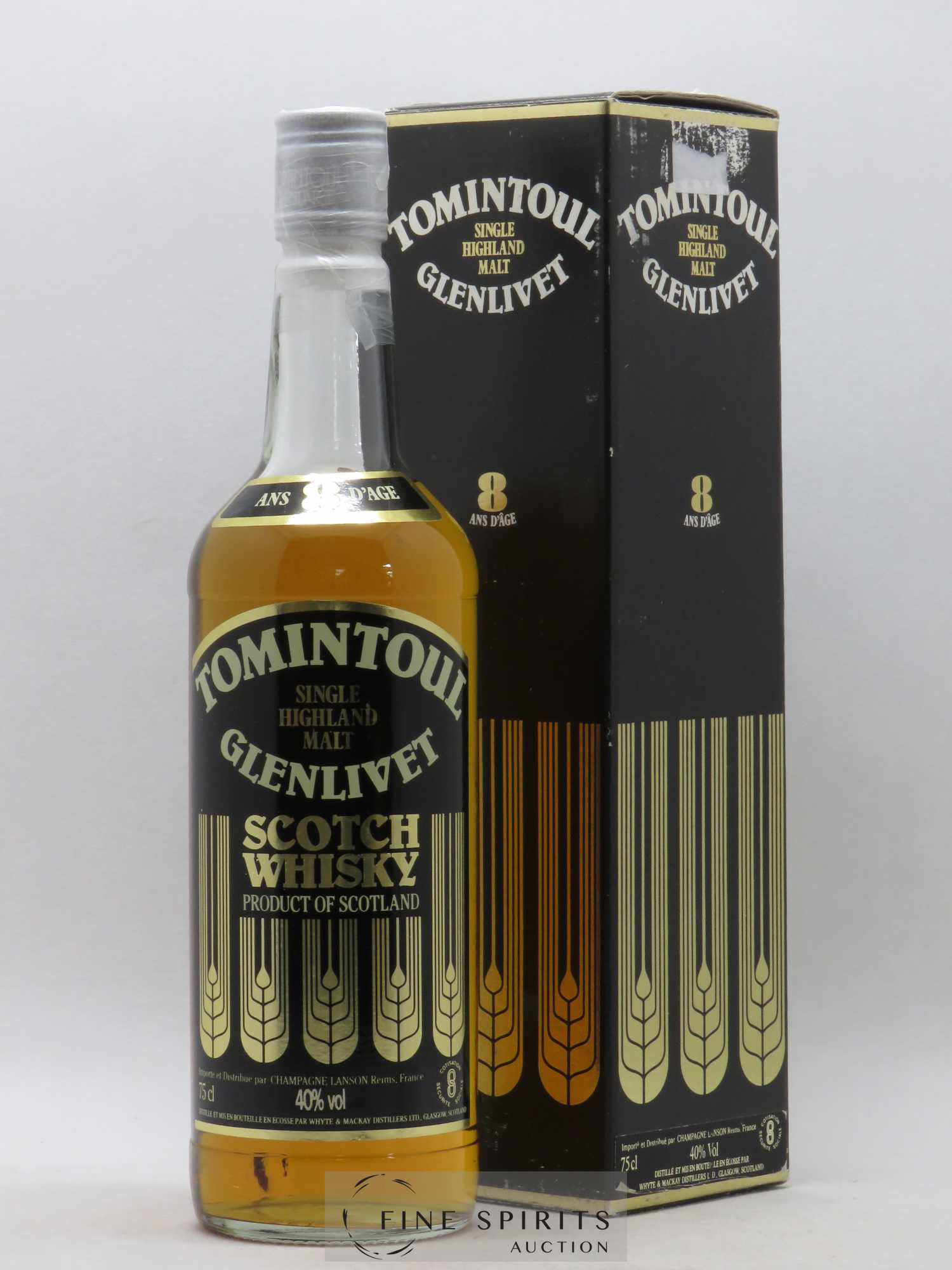 Tomintoul 8 years Of. Golden Barley Glenlivet (sans prix de réserve) - Lot de 1 bouteille - 0