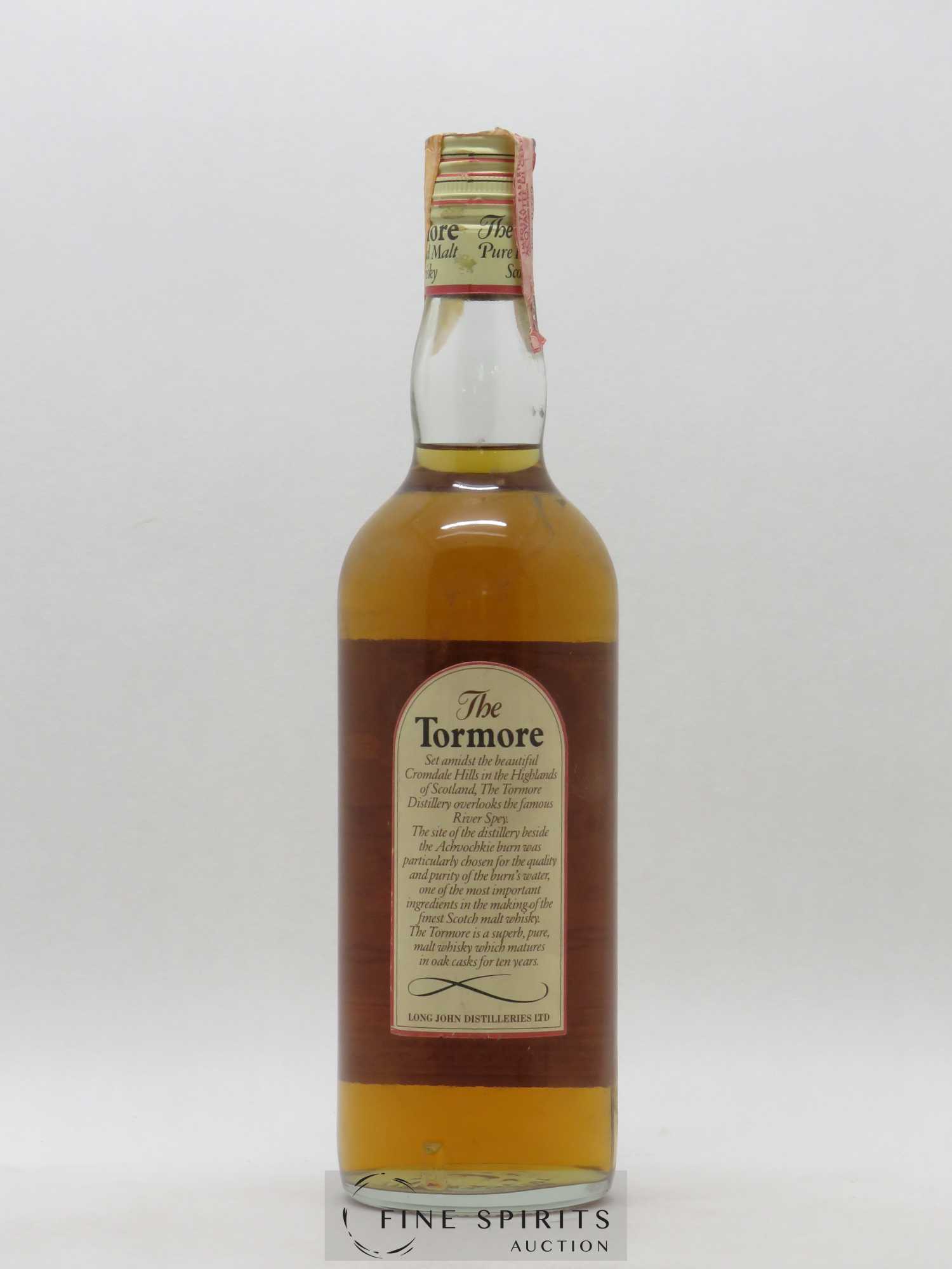 Tormore 10 years Of. Long John Distilleries Ltd Stock SPA, Trieste - Lot de 1 bouteille - 2