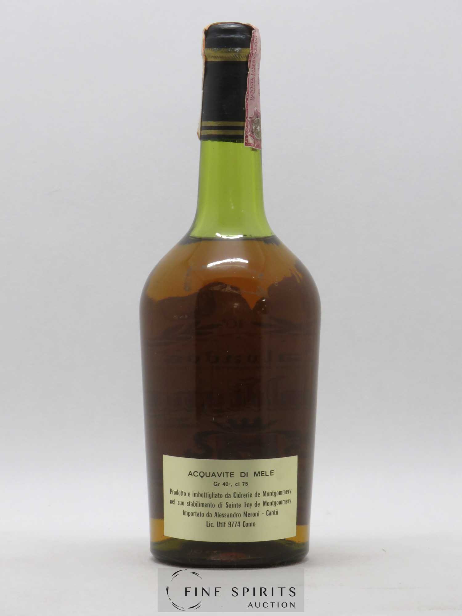 Valdigny Of. Cidrerie de Montgommery Ste Foy Allessandro Meroni - Lot de 1 bouteille - 1