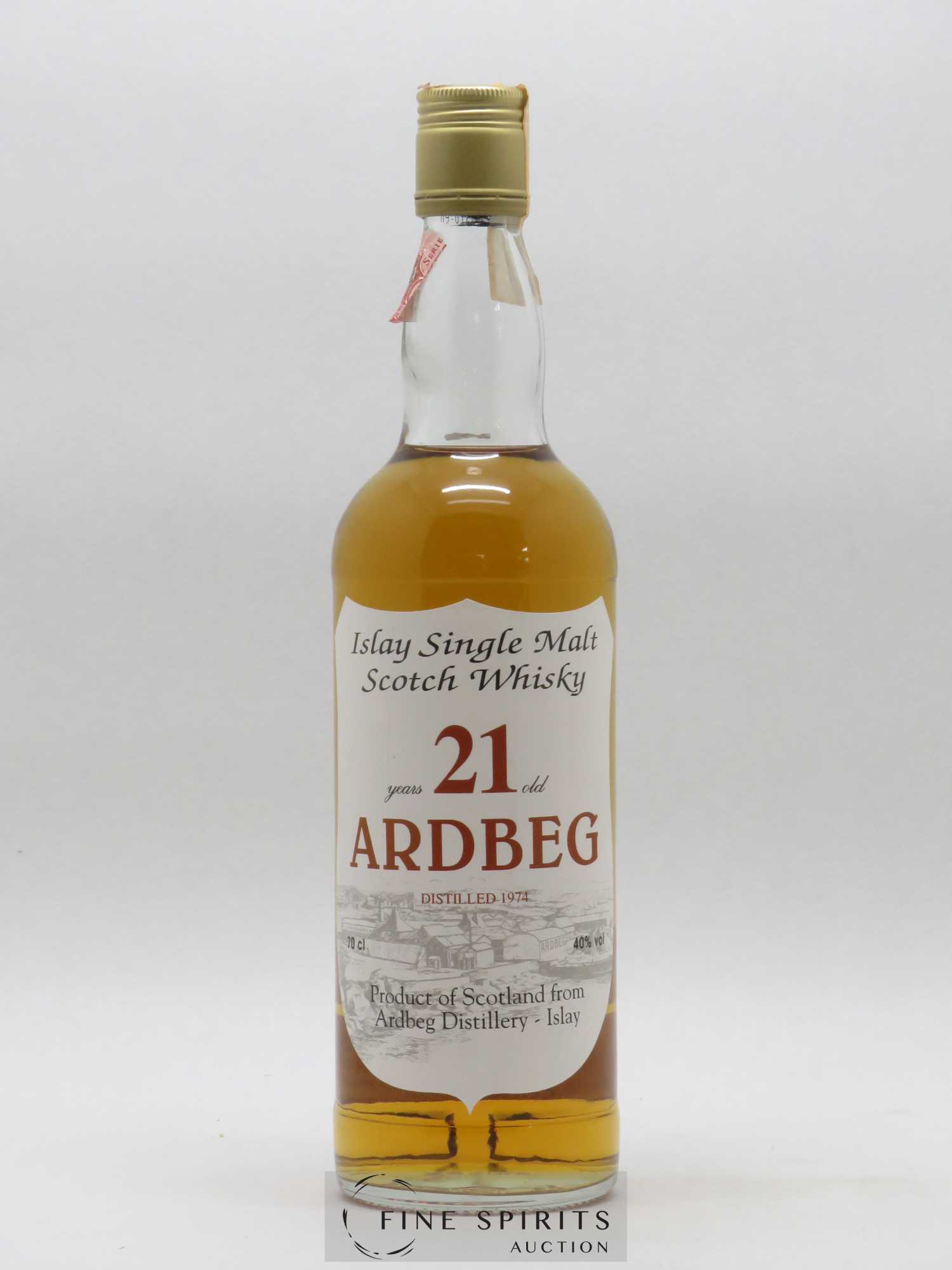 Ardbeg 21 years 1974 Sestante Crest Label - Lot de 1 bouteille - 0