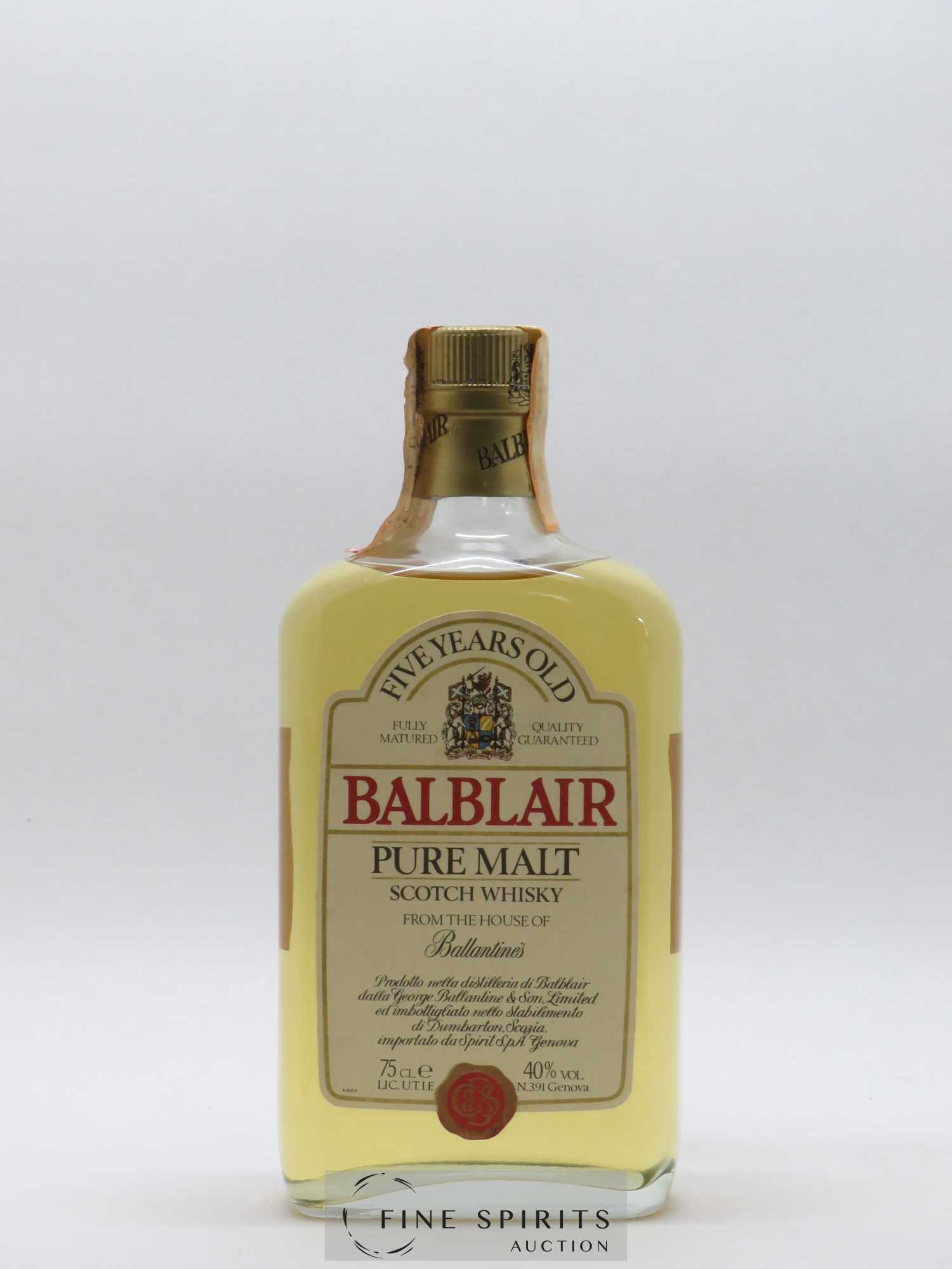 Balblair 5 years Of. - Posten von 1 Flasche - 1