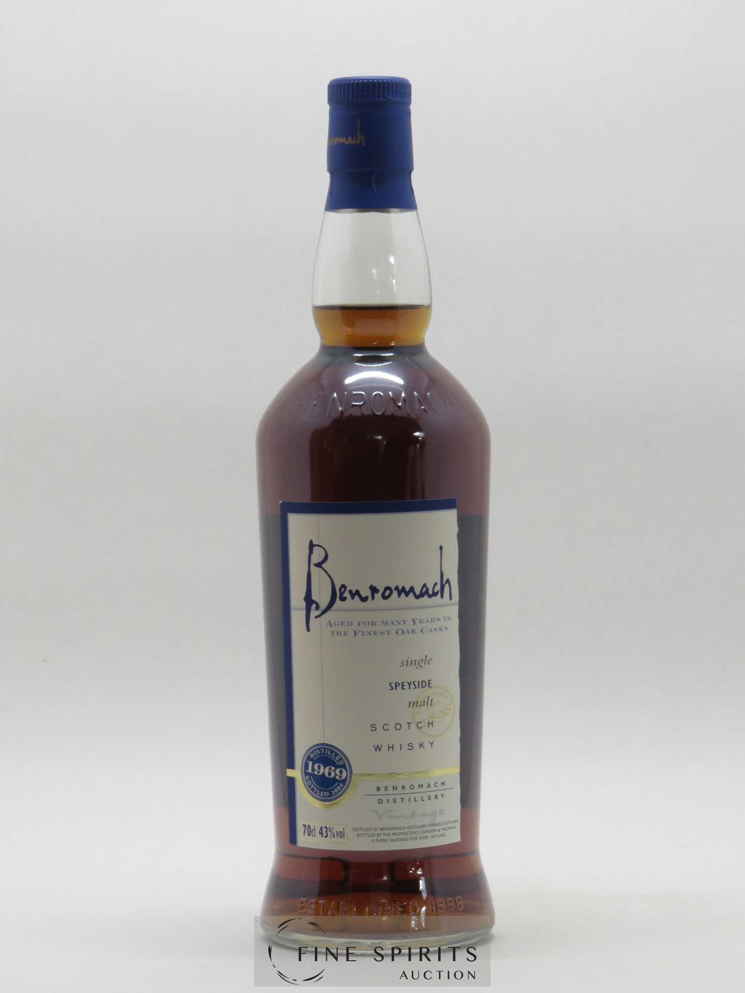 Benromach 1969 Of. Vintage bottled 2004 - Lot de 1 bouteille - 1