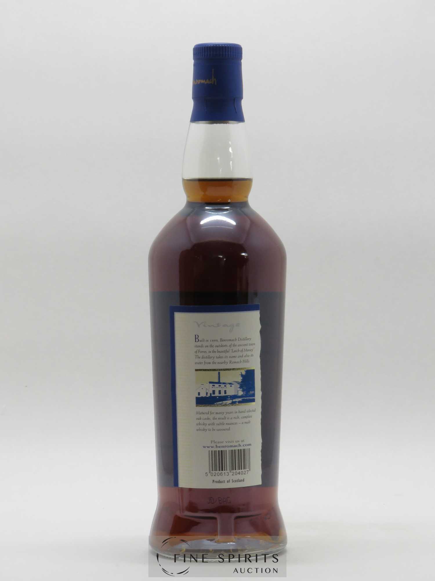 Benromach 1969 Of. Vintage bottled 2004 - Lot de 1 bouteille - 2