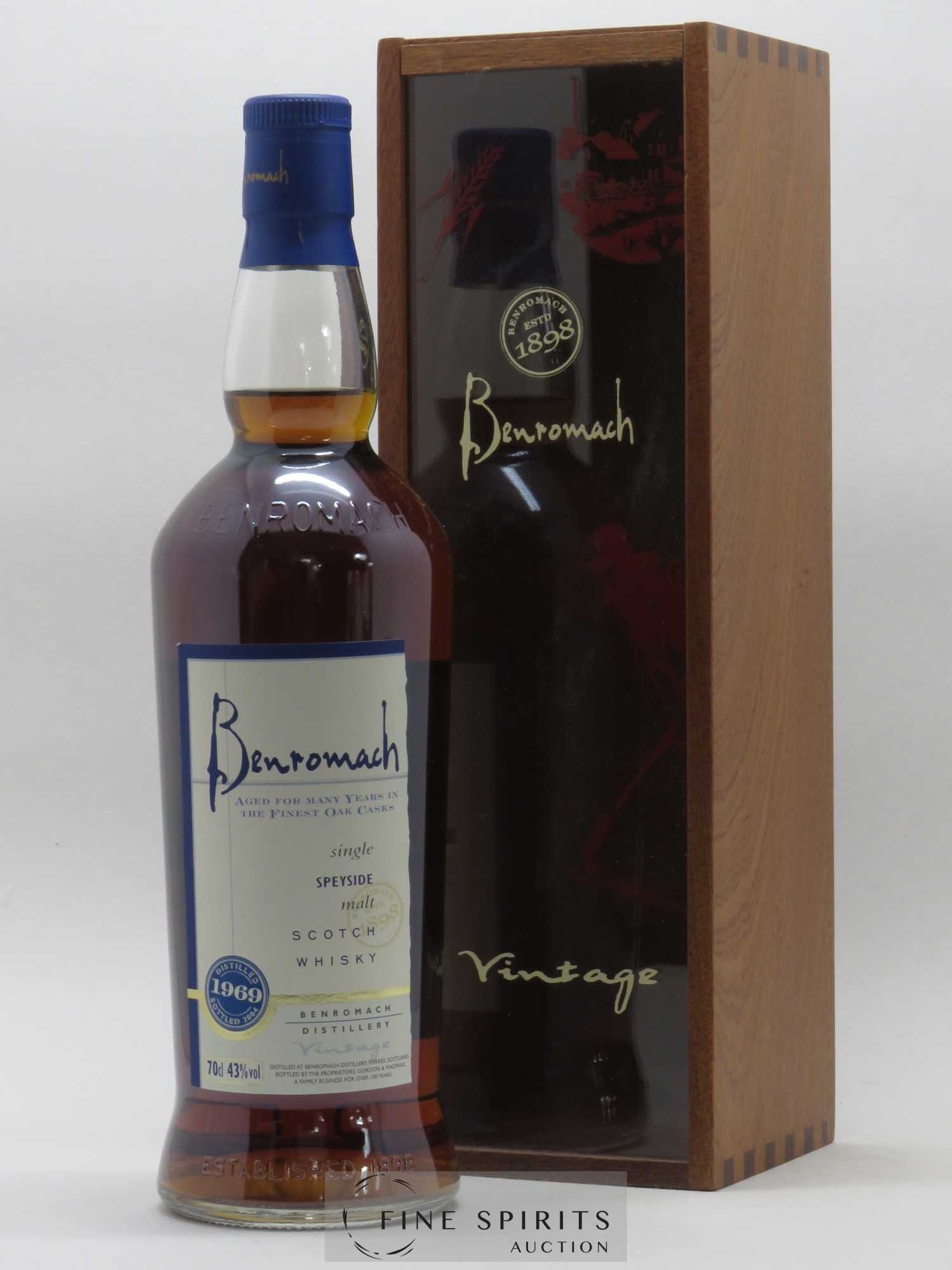 Benromach 1969 Of. Vintage bottled 2004 - Lot de 1 bouteille - 0