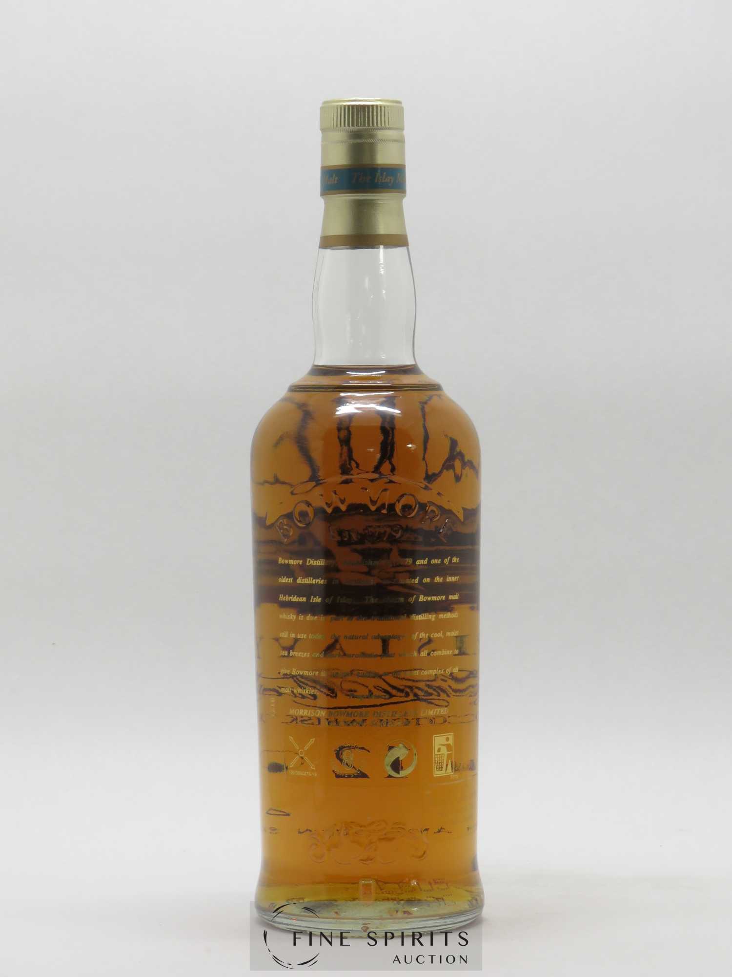Bowmore 12 years Of. Screen Print Label - Posten von 1 Flasche - 2