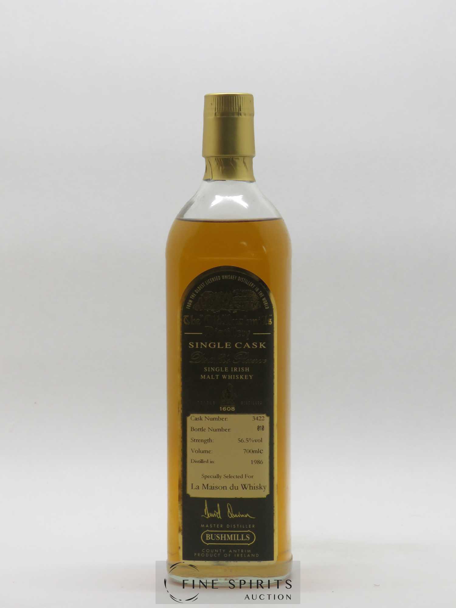 Bushmills 1986 Of. Distiller's Reserve Cask n° 3422 LMDW - Lot de 1 bouteille - 1