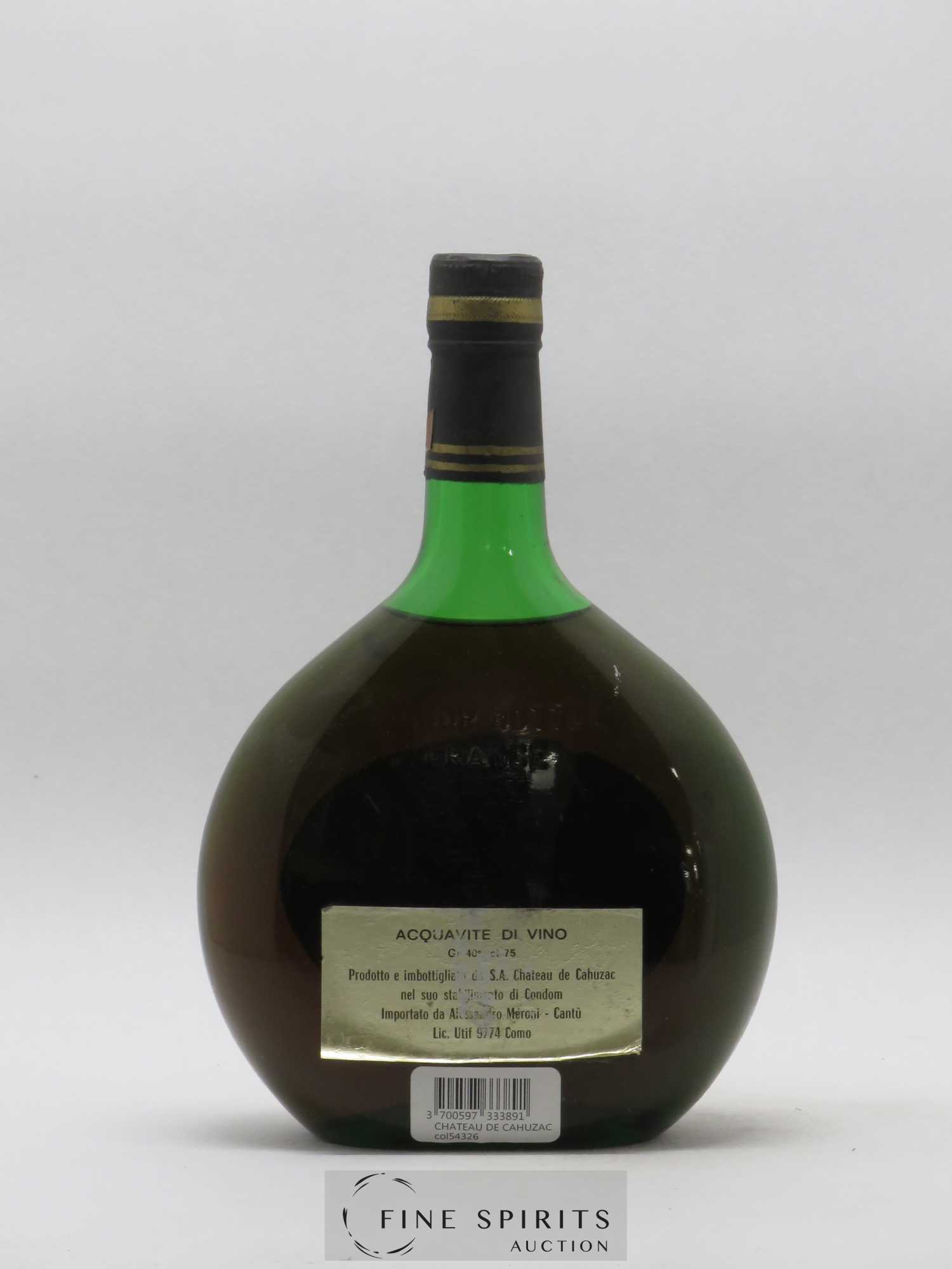 Chateau de Cahuzac Of. 3 étoiles (sans prix de réserve) - Lot de 1 bouteille - 1