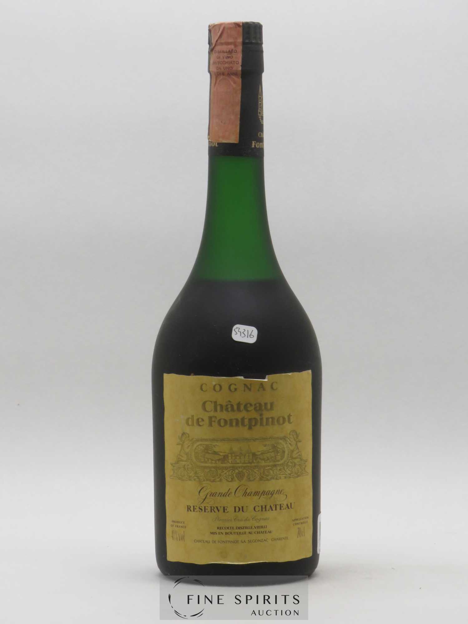 Chateau de Fontpinot Of. Réserve du Château 1er Cru - Lot de 1 bouteille - 0