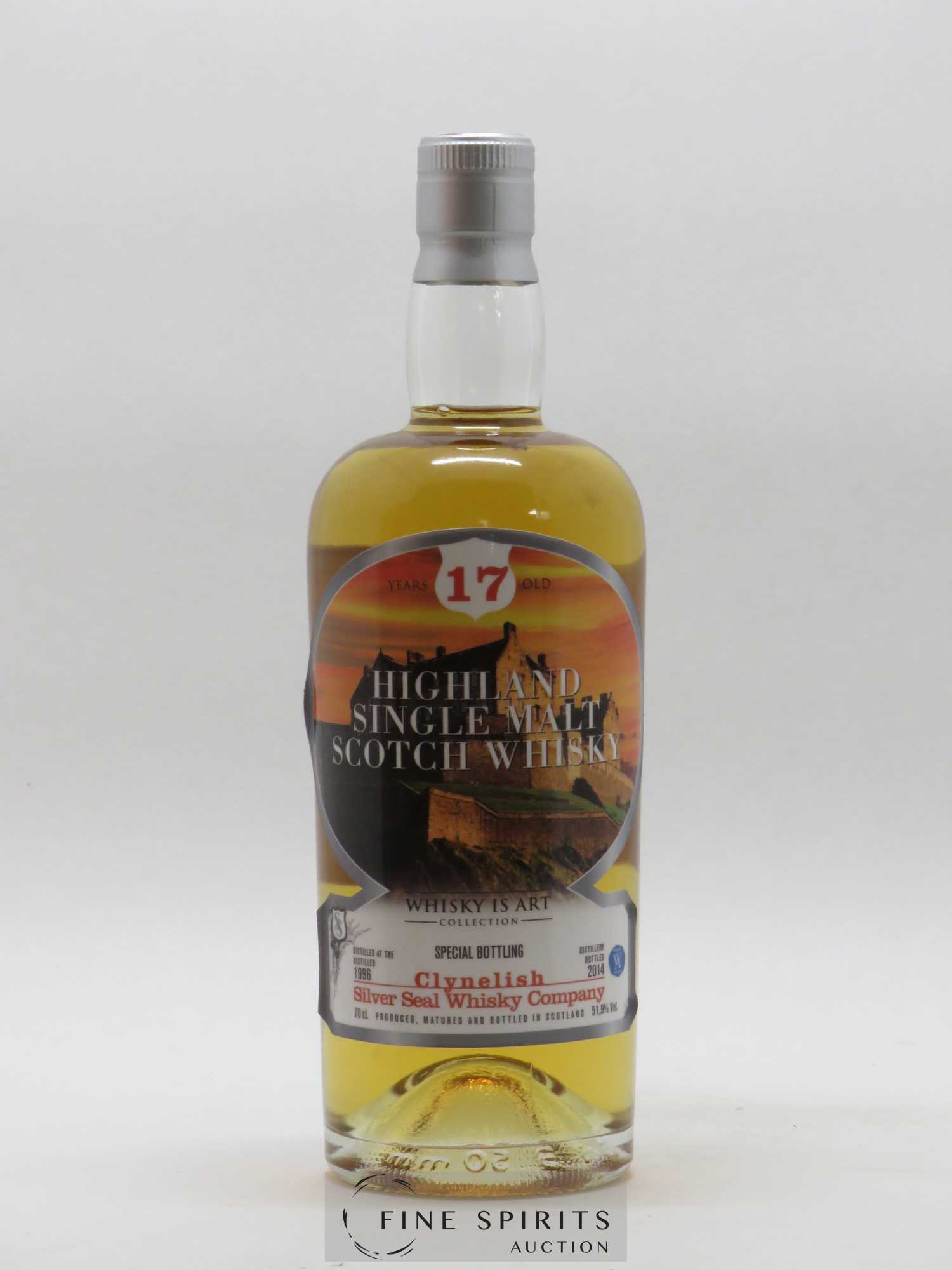 Clynelish 17 years 1996 Silver Seal Whisky Company Cask n°2933 - bottled 2014 Whisky is Art Collection - Posten von 1 Flasche - 1