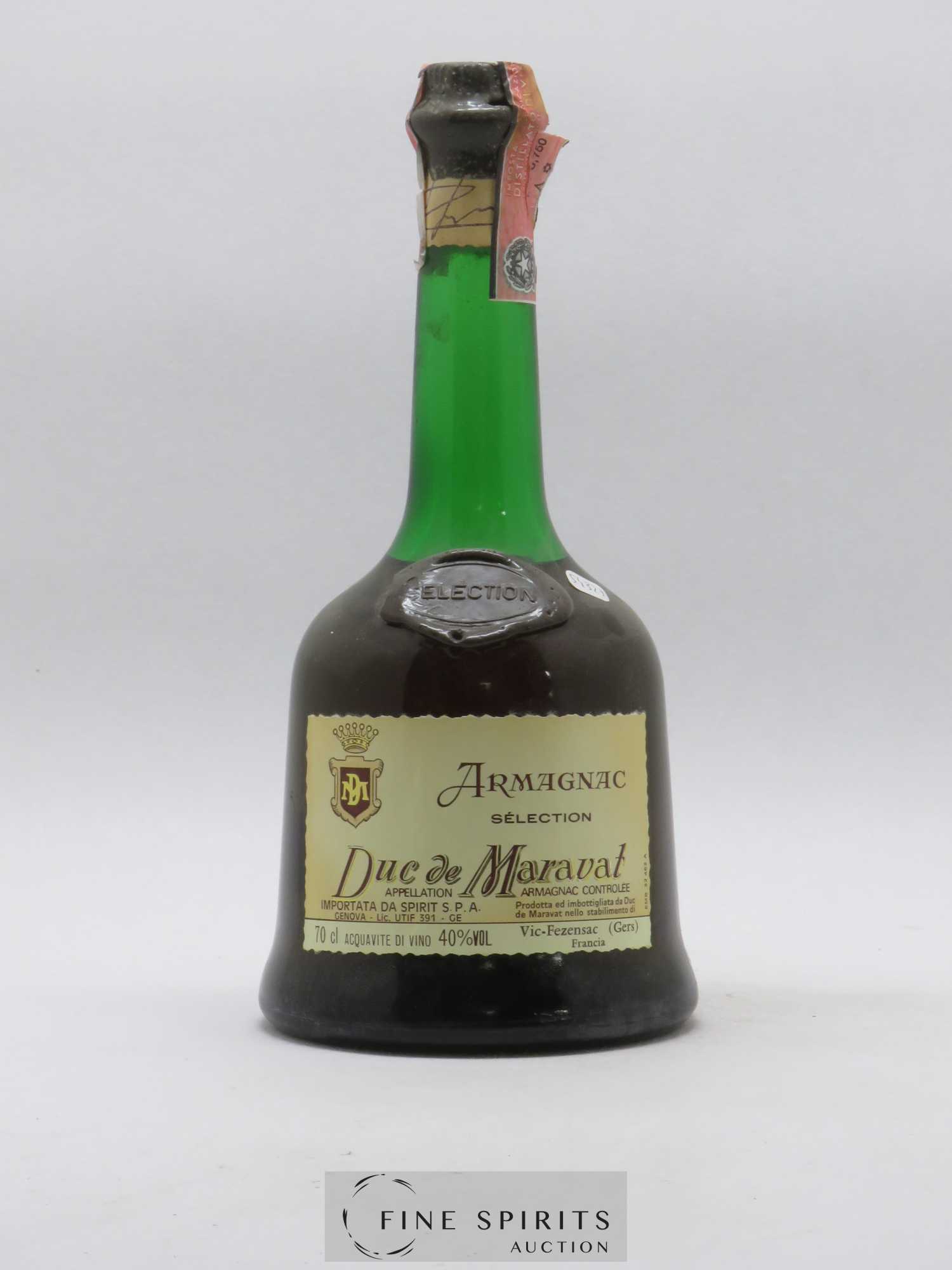 Duc de Maravat Of. Spirit S.P.A. Import Sélection (sans prix de réserve) - Lot de 1 bouteille - 0