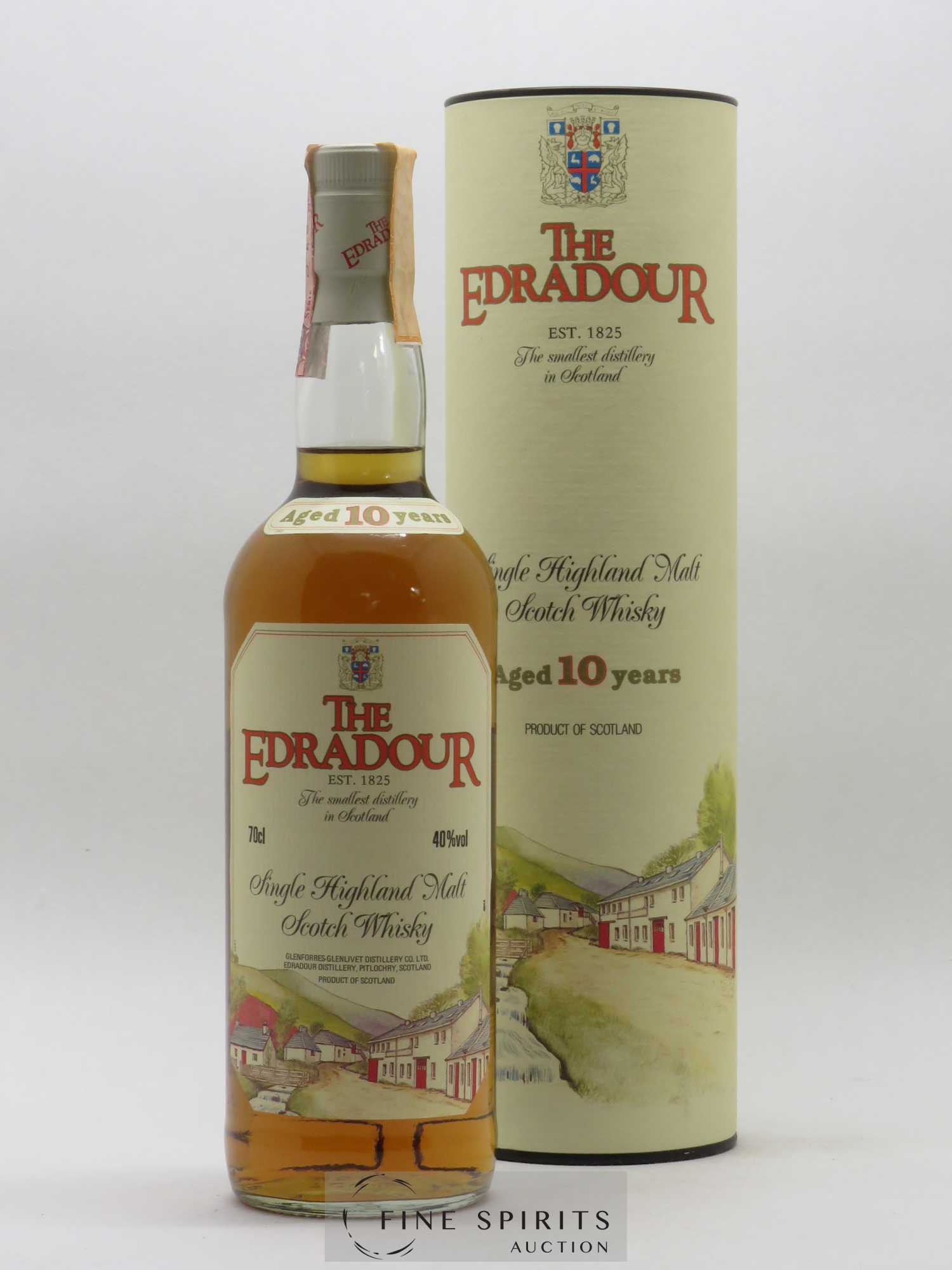 Edradour 10 years Of. Old Label - Posten von 1 Flasche - 0