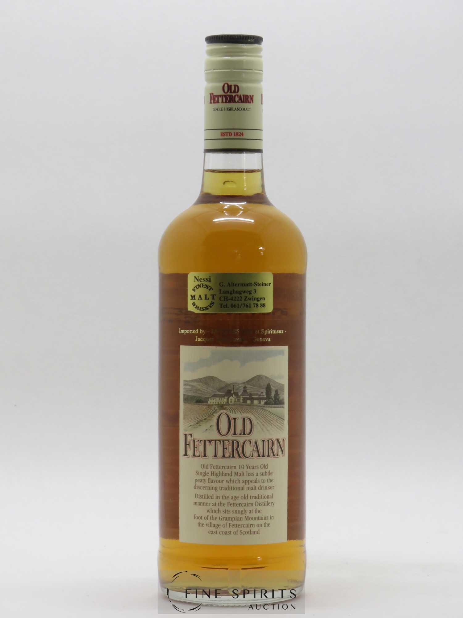 Old Fettercairn 10 years Of. - Posten von 1 Flasche - 2