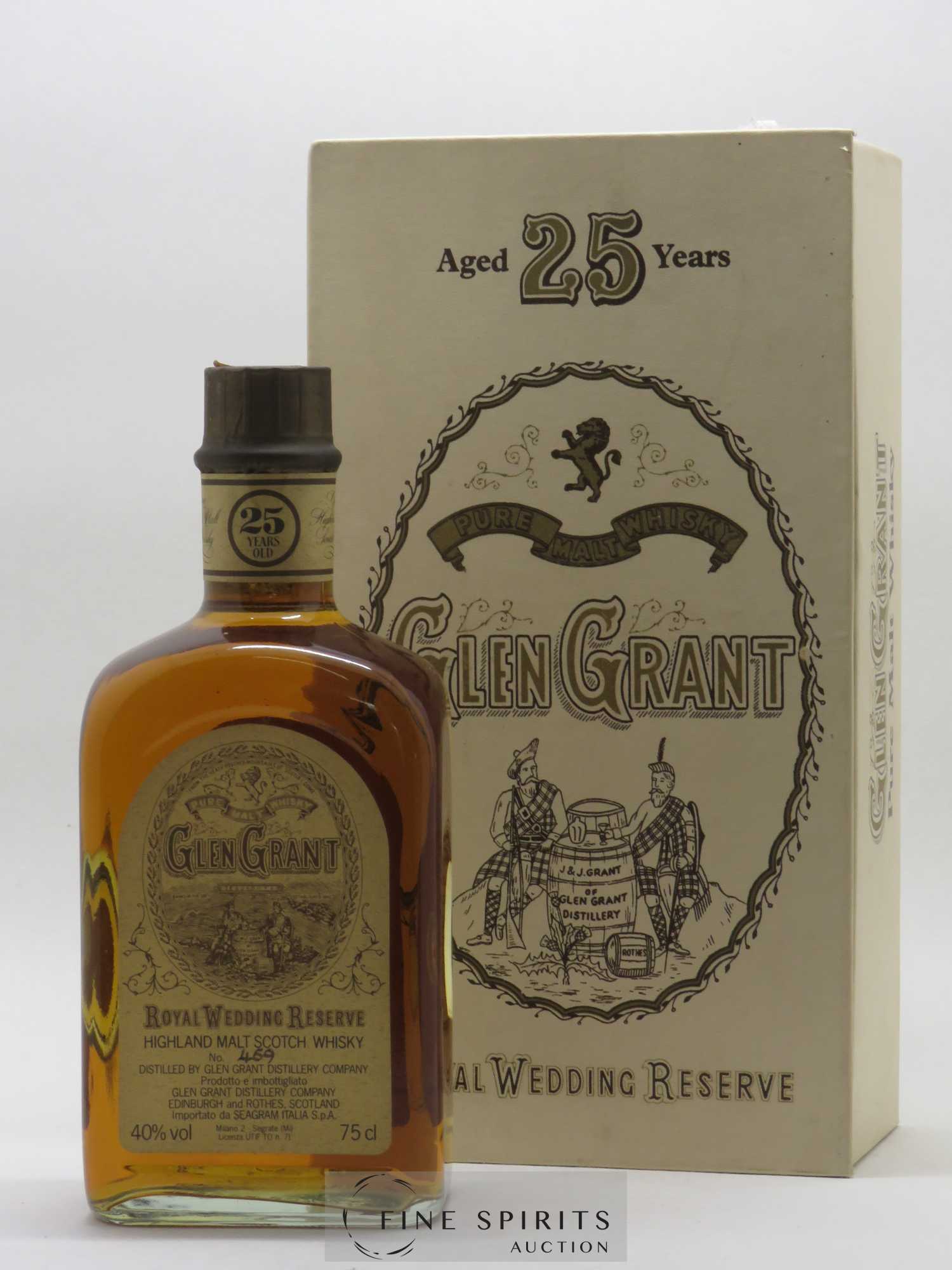 Glen Grant 25 years Of. Royal Wedding Reserve (sans prix de réserve) - Lot de 1 bouteille - 0