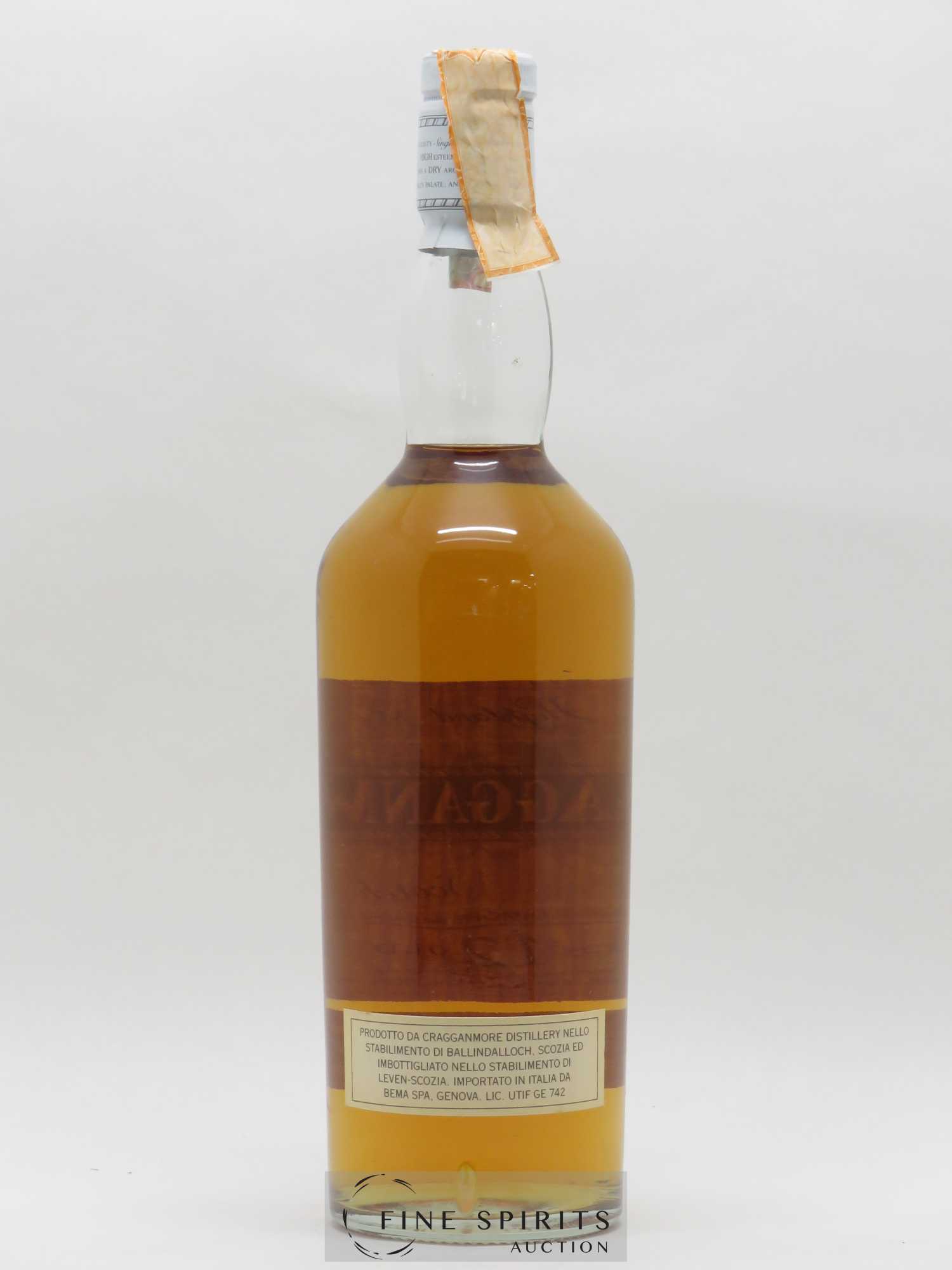 Cragganmore 12 years Of. Classic Malts - Lot de 1 bouteille - 2