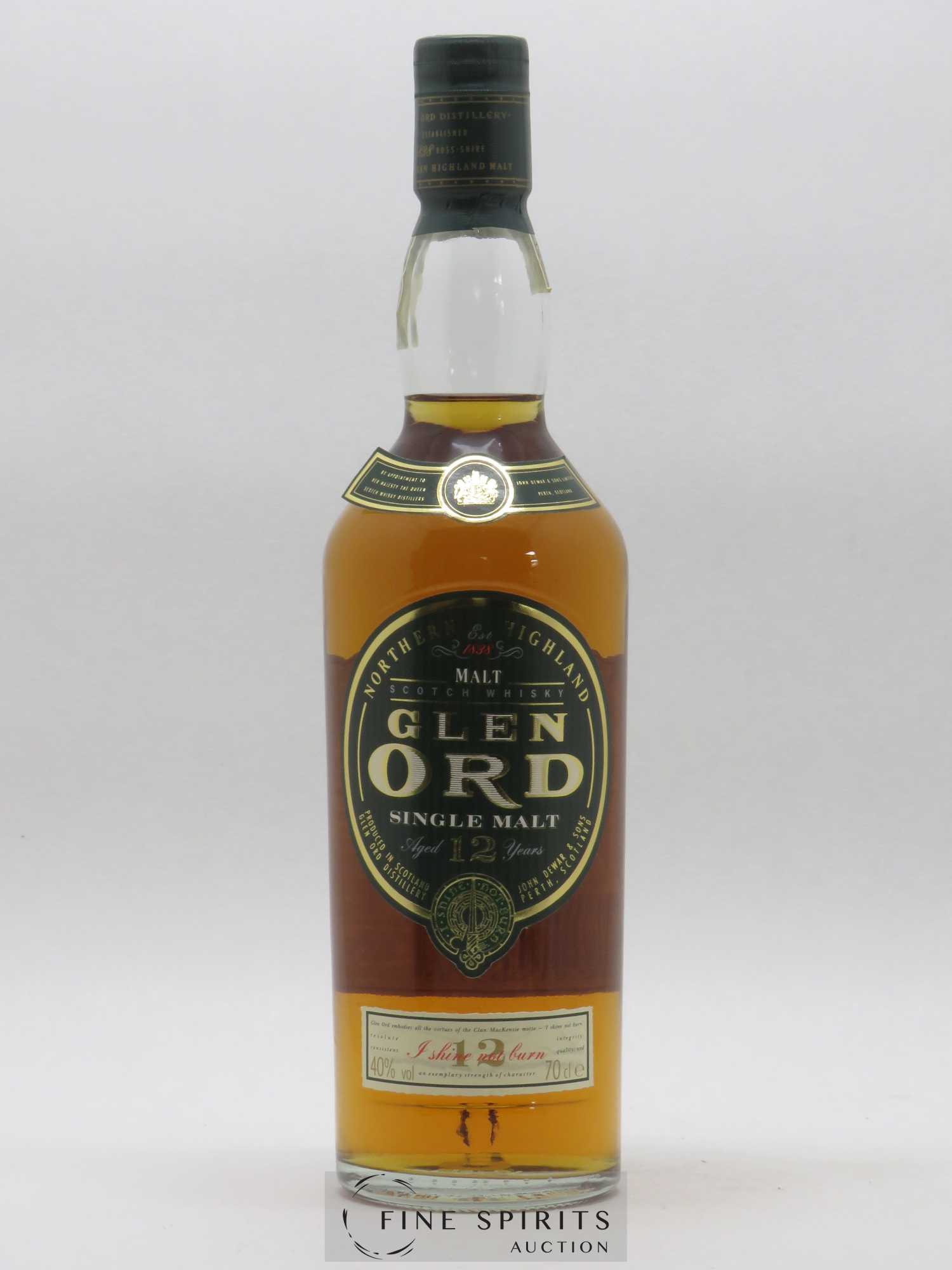 Glen Ord 12 years Of. - Lot de 1 bouteille - 1