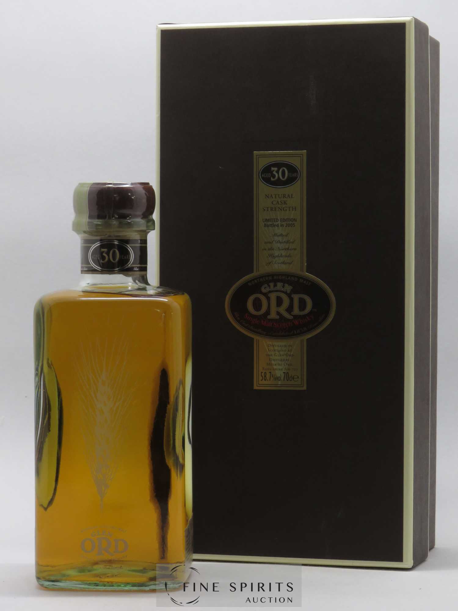 Glen Ord 30 years Of. Decanter Natural Cask Strengh - bottled 2005 Limited Edition - Lot de 1 bouteille - 0