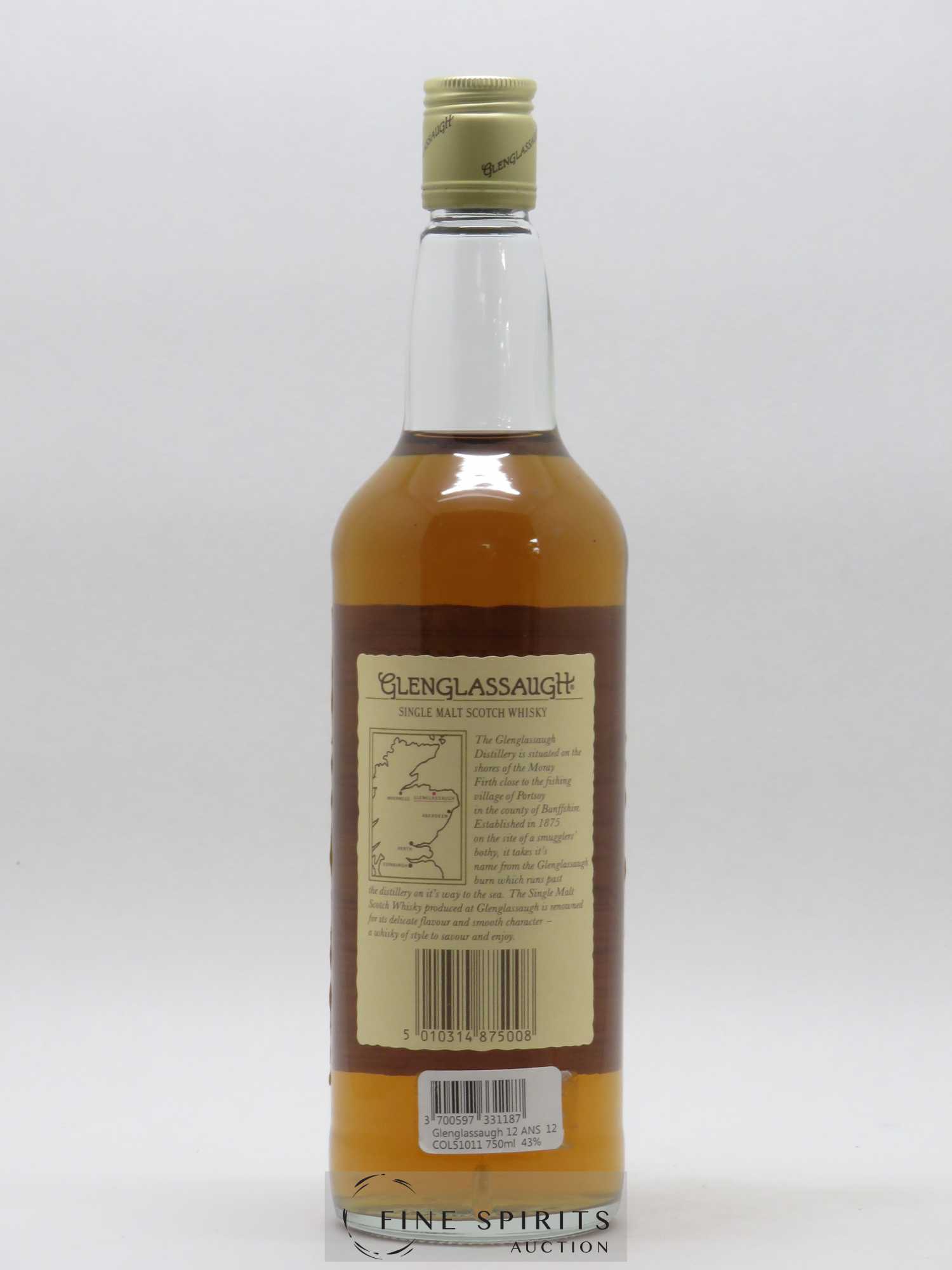 Glenglassaugh 12 years Of. - Posten von 1 Flasche - 1
