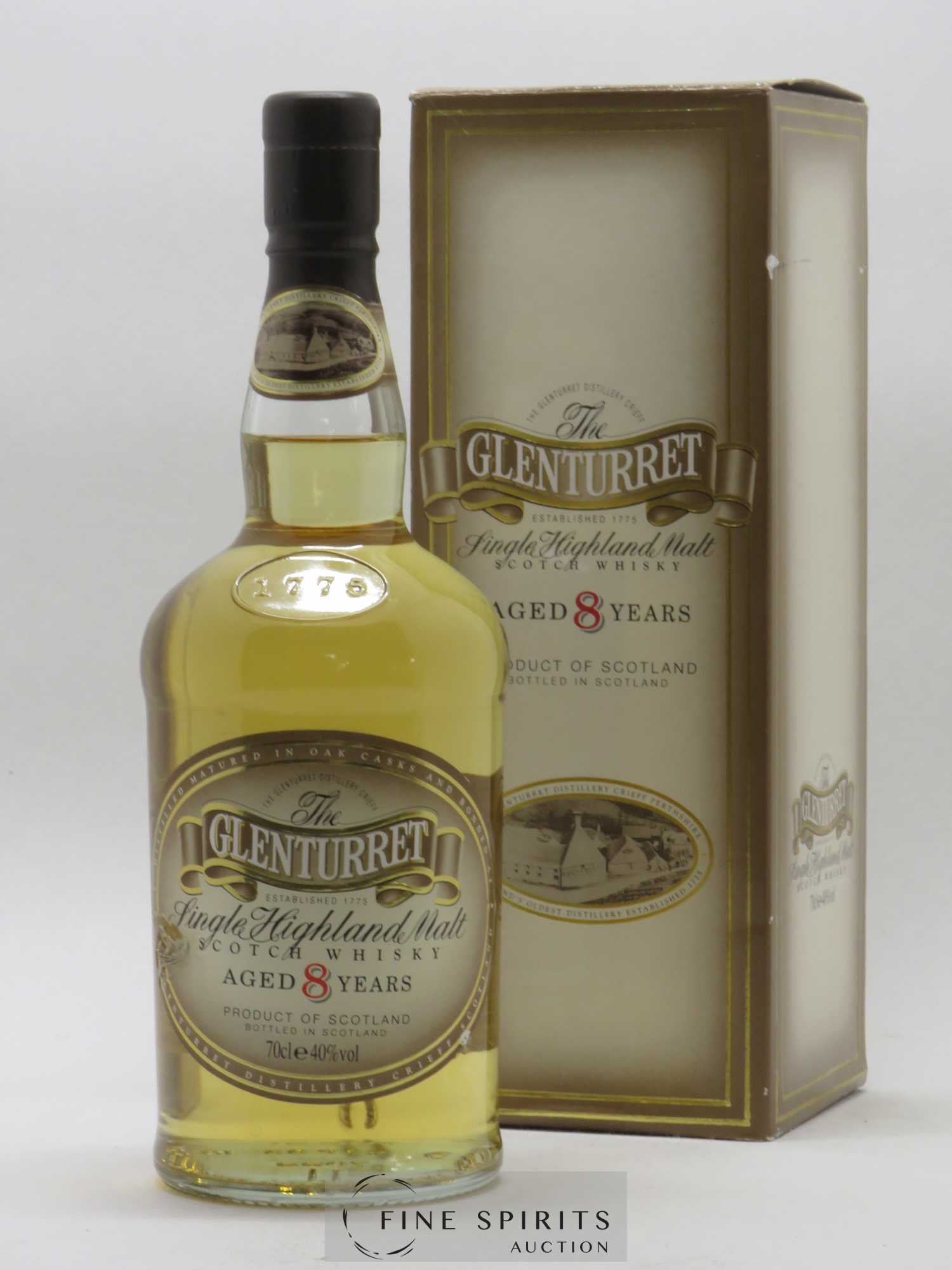 Glenturret 8 years Of. Single Highland Malt - Posten von 1 Flasche - 0