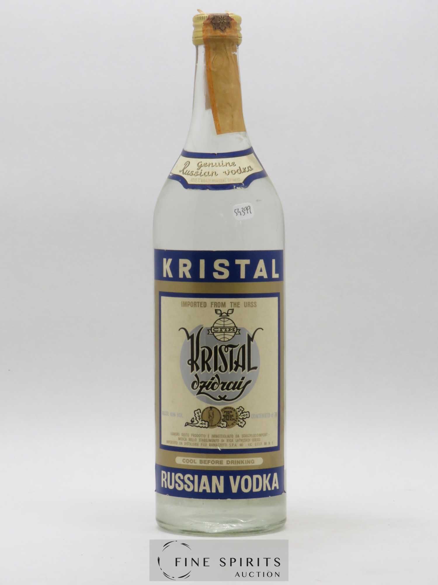 Kristal Of. Dzidrais imported from the URSS (sans prix de réserve) - Lot de 1 bouteille - 0