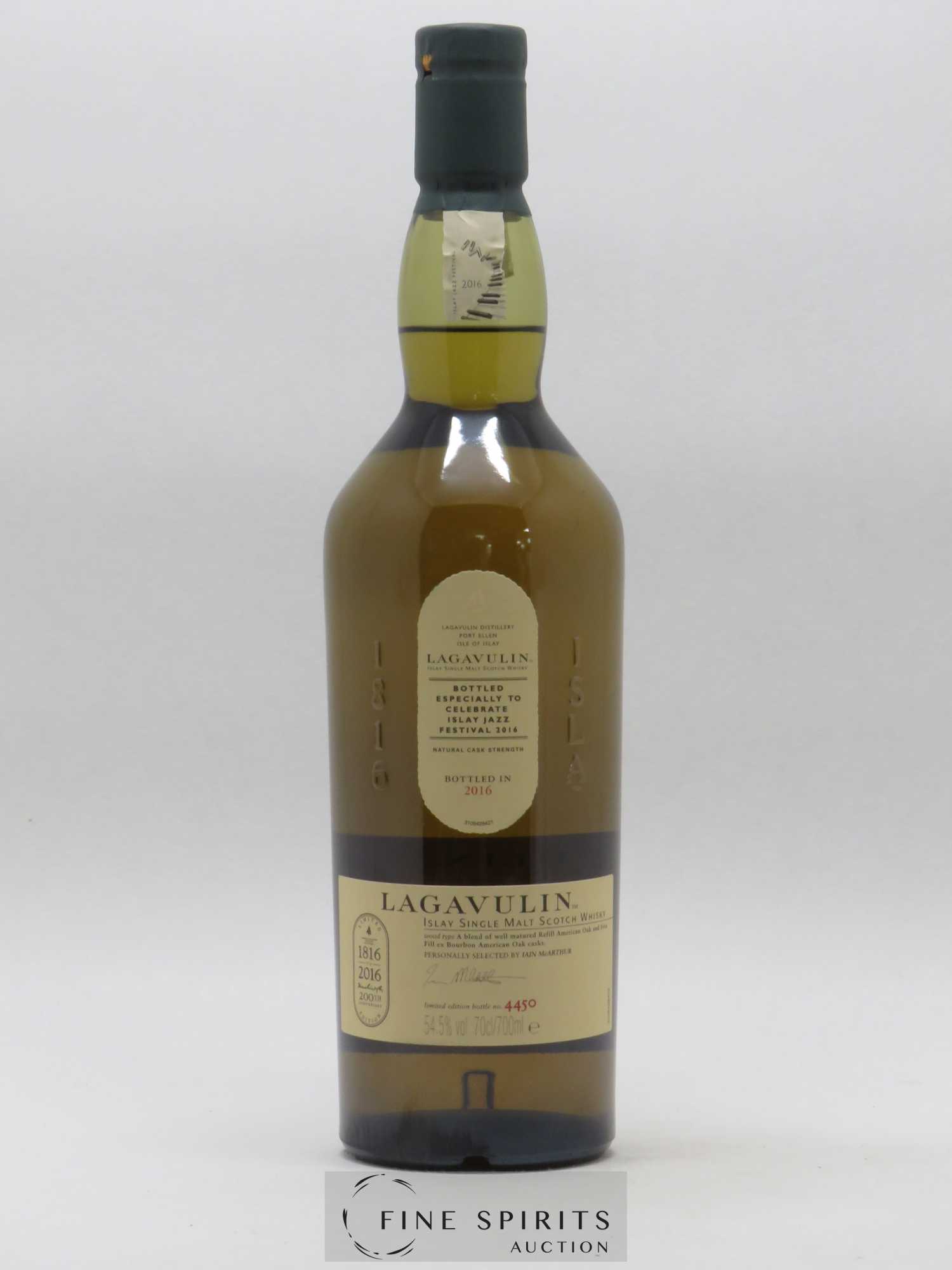 Lagavulin Of. Islay Jazz Festival 2016 bottled 2016 Limited Edition - Lot de 1 bouteille - 0