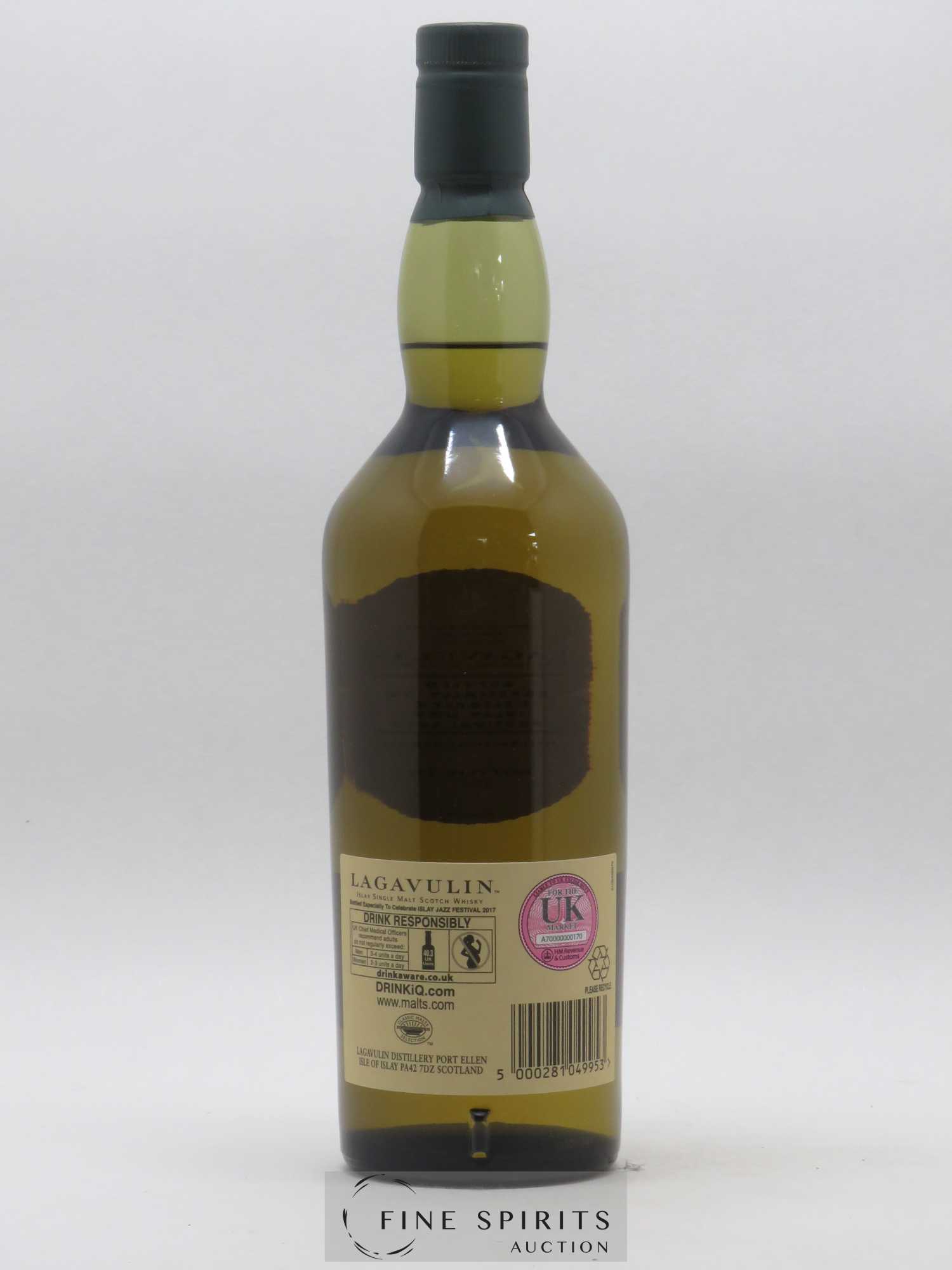 Lagavulin Of. Natural Cask Strength bottled 2017 Islay Jazz Festival Limited Edition - Lot de 1 bouteille - 1