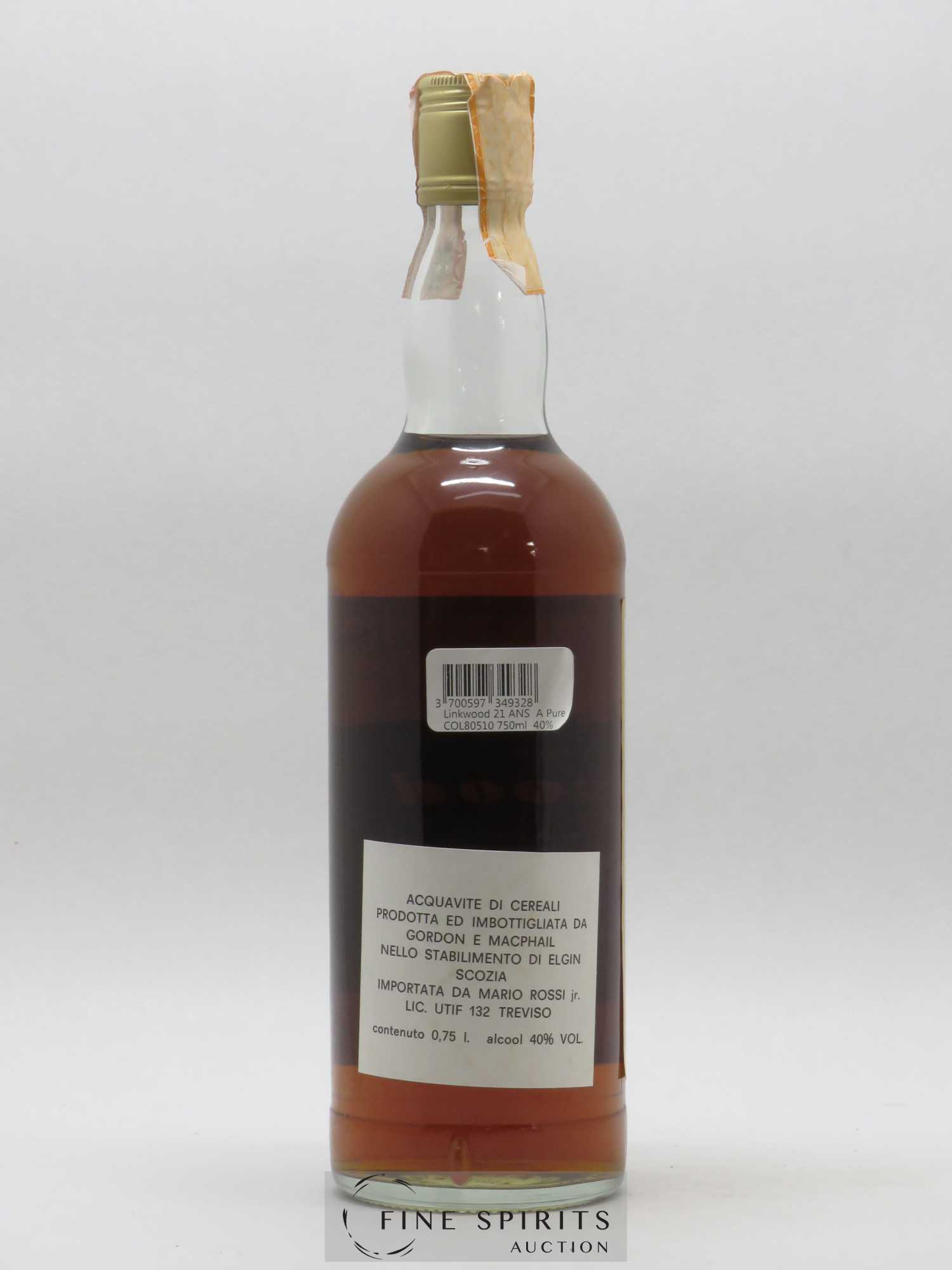 Linkwood 21 years Gordon & MacPhail A Pure Highland Malt Mario Rossi - Posten von 1 Flasche - 1