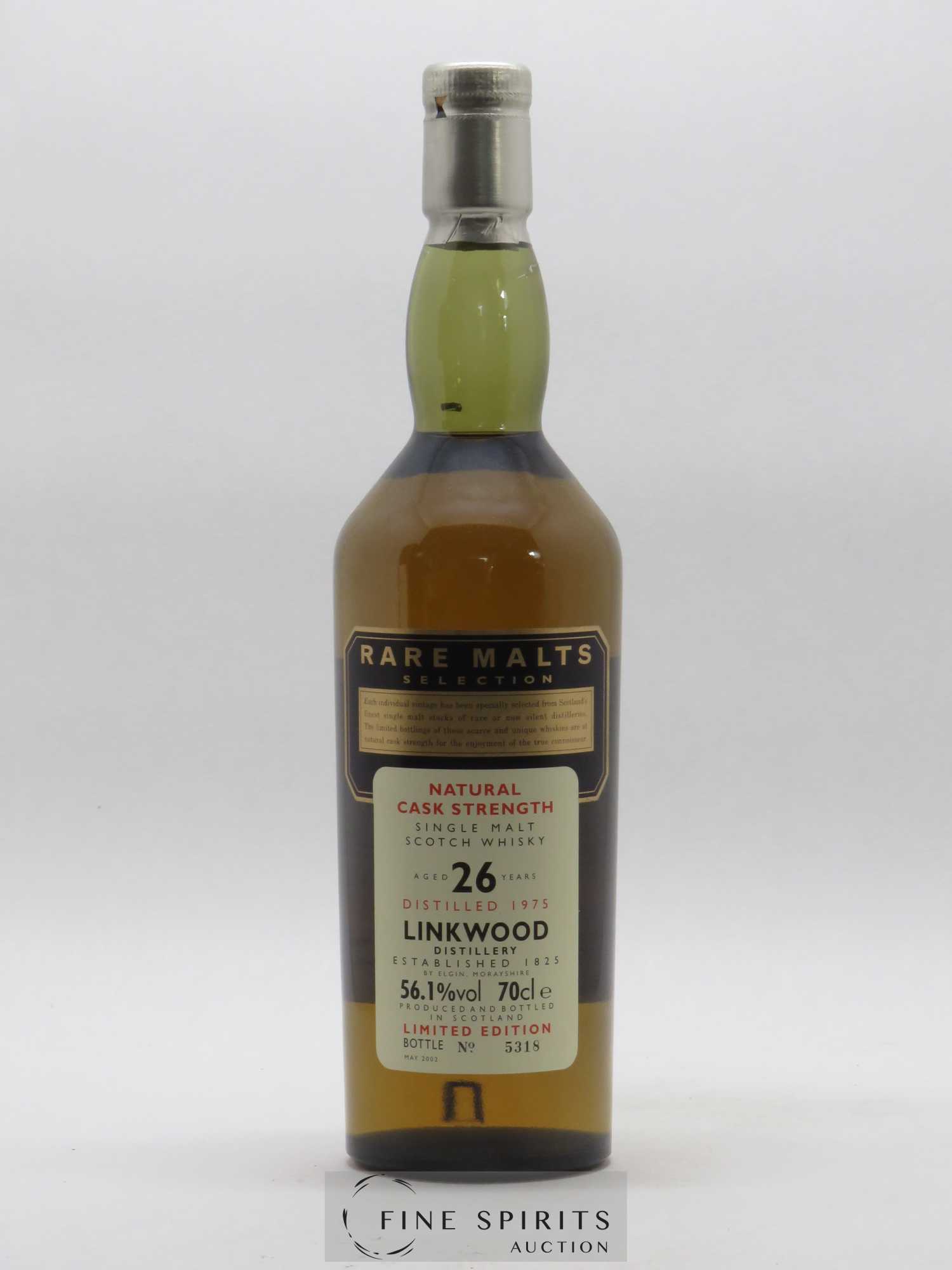 Linkwood 26 years 1975 Of. Rare Malts Selection Natural Cask Strengh - bottled 2002 Limited Edition - Lotto di 1 bottiglia - 1