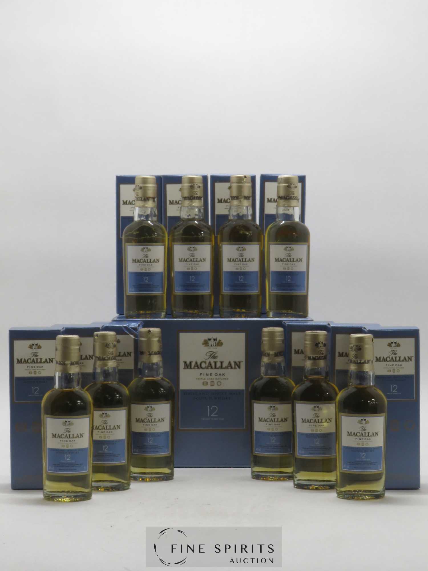 Macallan (The) 12 years Of. (10x5cl) (sans prix de réserve) - Posten von 10 Demi-Flaschen - 1