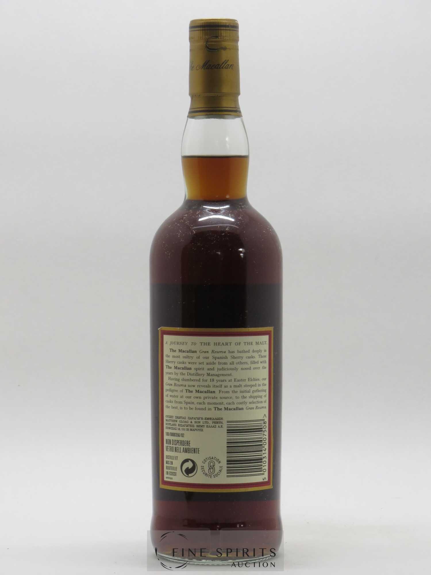 Macallan (The) 18 years 1979 Of. Gran Reserva bottled 1997 - Lot de 1 bouteille - 2