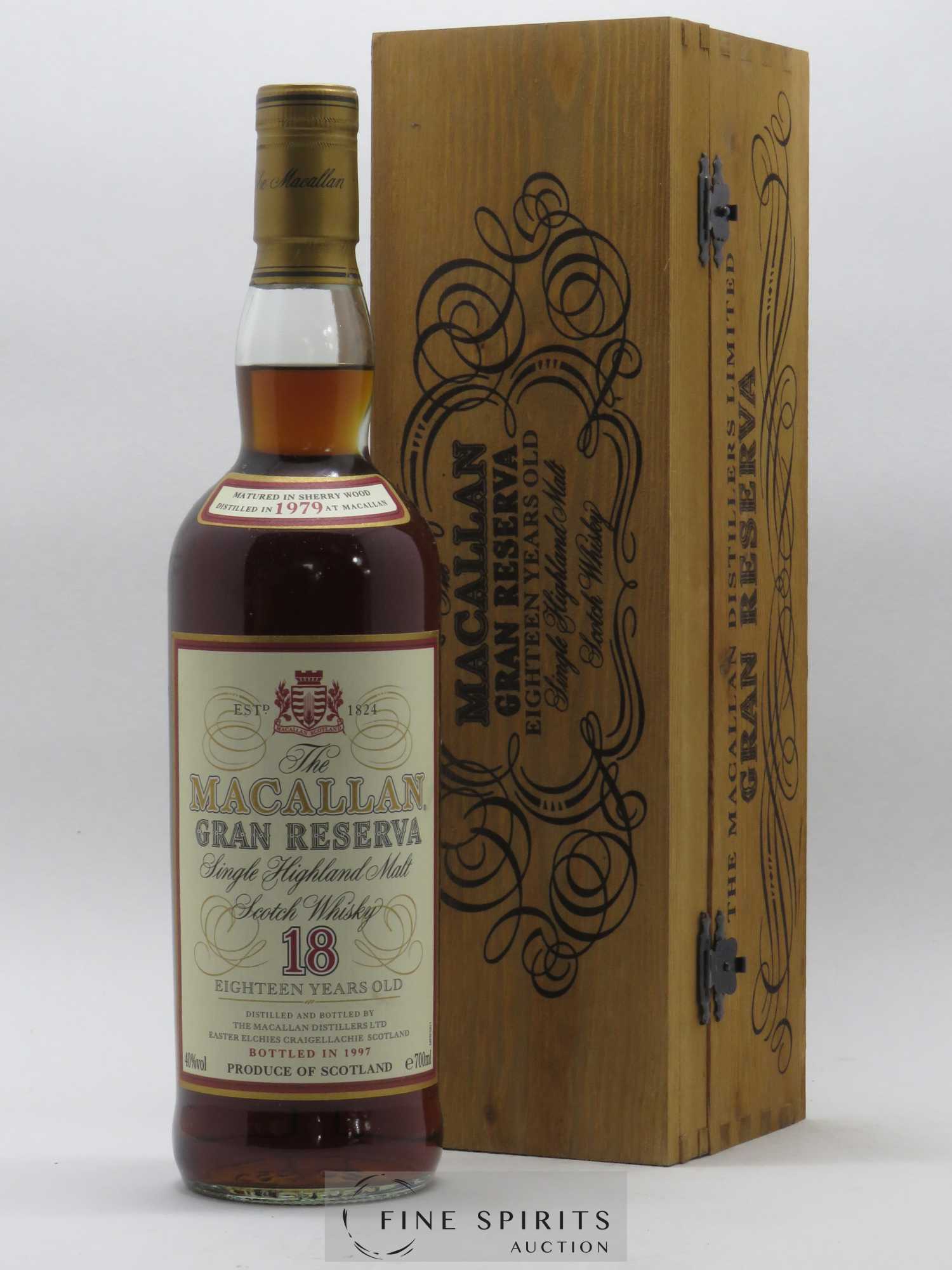 Macallan (The) 18 years 1979 Of. Gran Reserva bottled 1997 - Lot de 1 bouteille - 0
