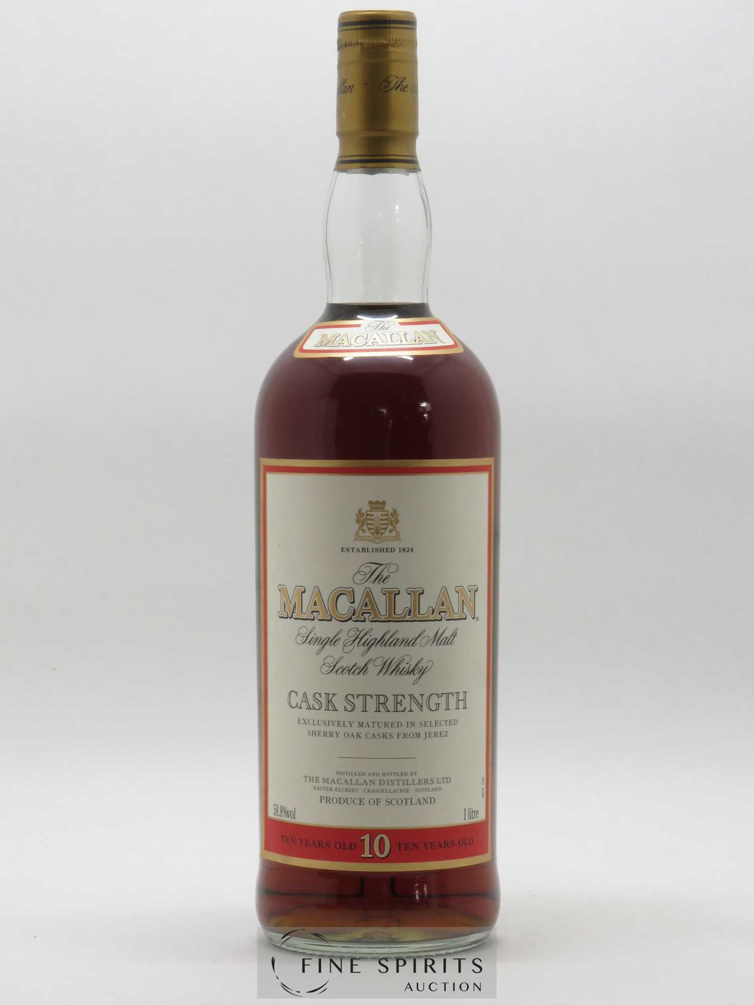 Macallan (The) 10 years Of. Cask Strength Sherry Oak Casks - Lot de 1 bouteille - 1