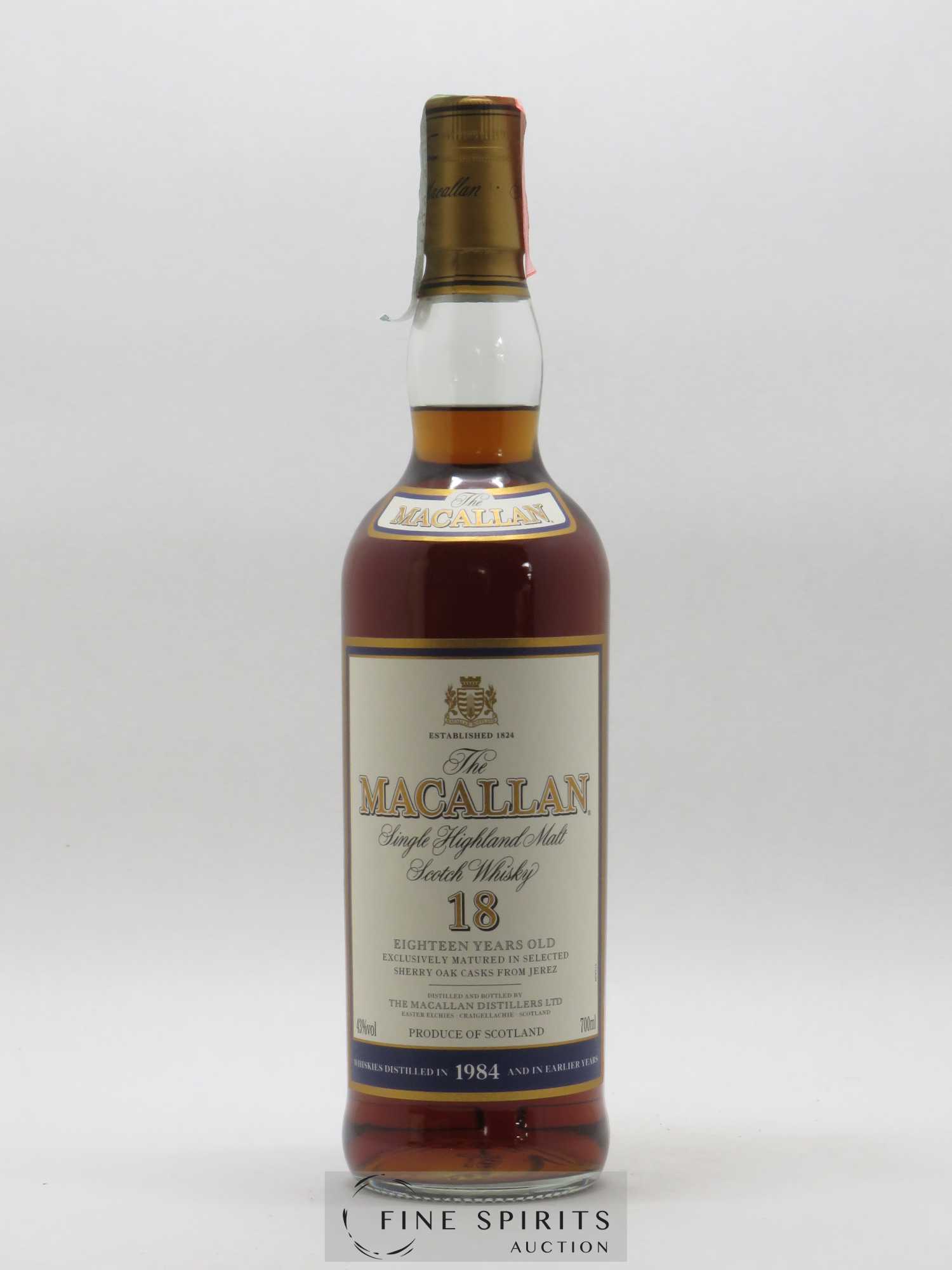 Macallan (The) 18 years 1984 Of. Sherry Oak Casks - Lotto di 1 bottiglia - 1
