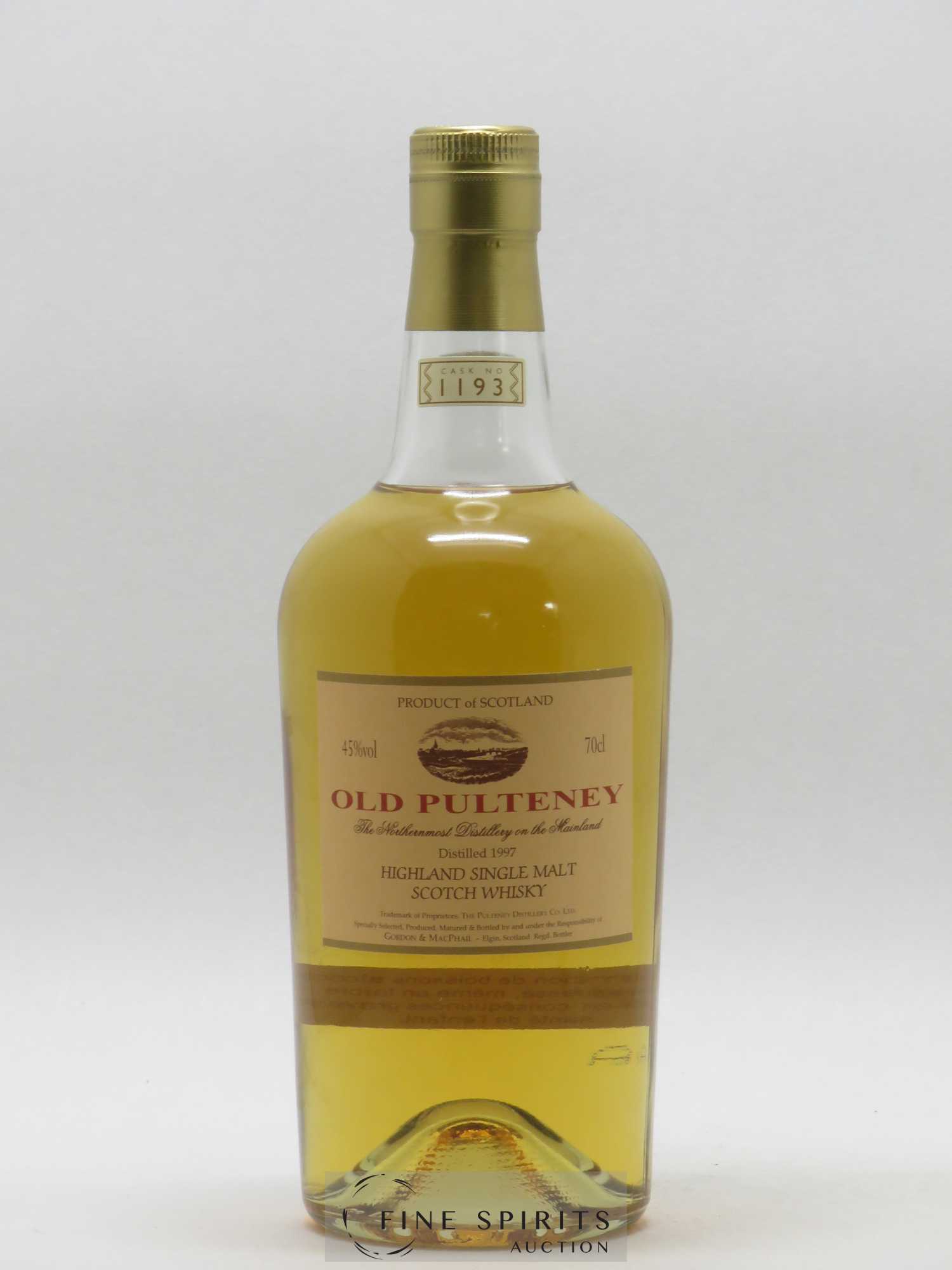 Old Pulteney 1997 Gordon & MacPhail Cask n°1193 - bottled 2008 - Lot de 1 bouteille - 0