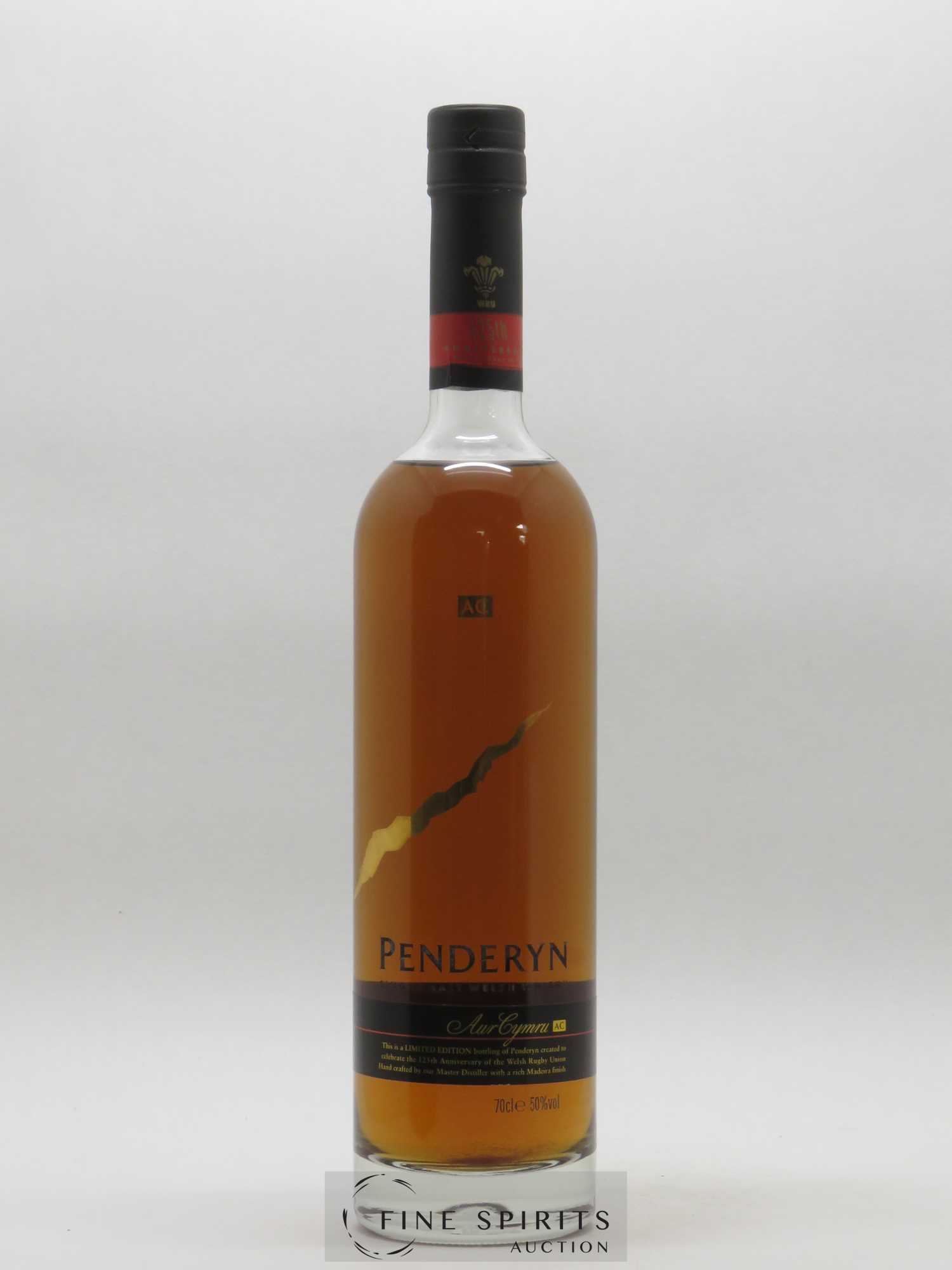 Penderyn Of. Aur Cymru AC WRU 125th Anniversary Limited Edition - Lot de 1 bouteille - 1